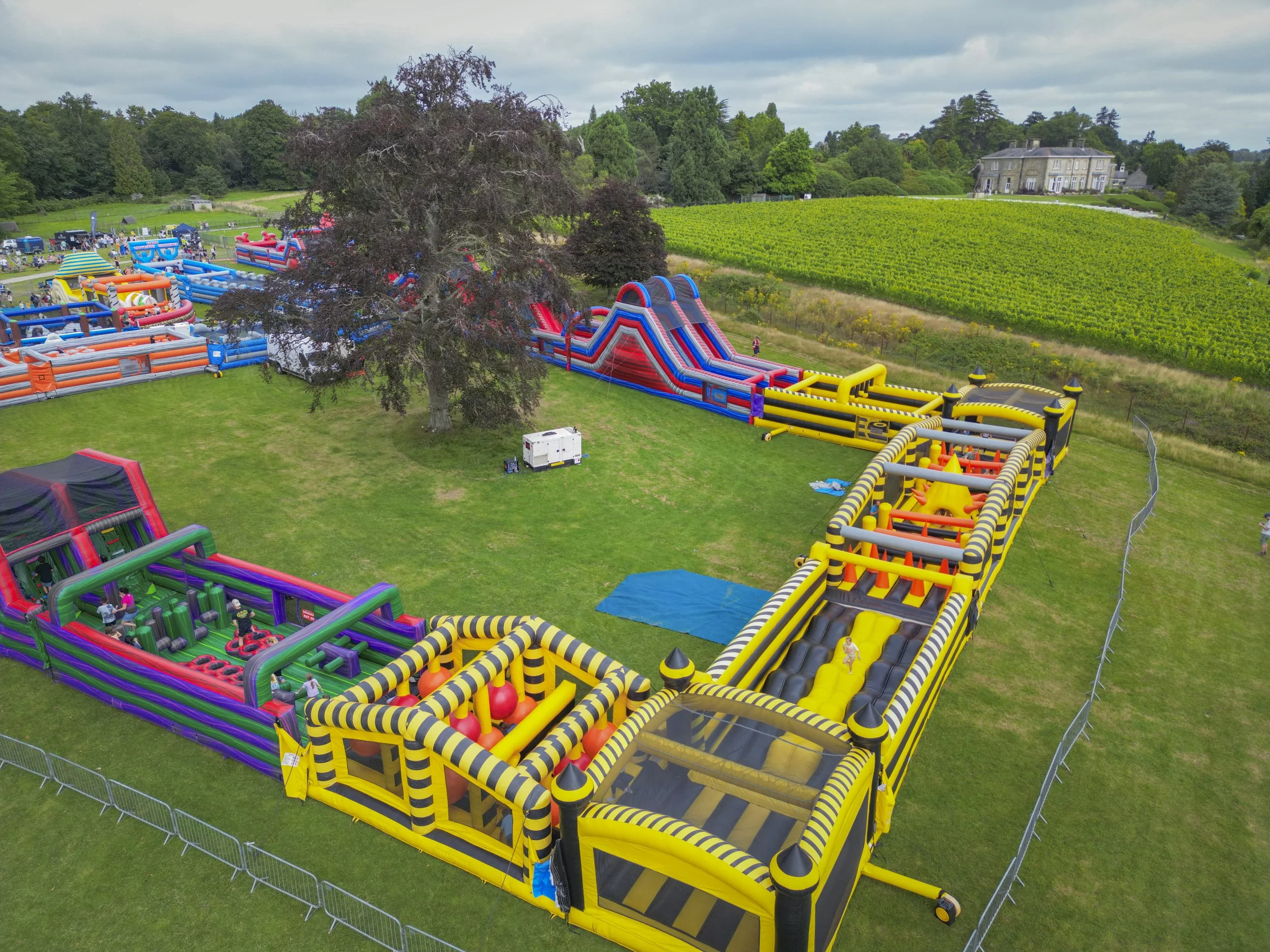 1000ft Inflatable Obstacle Course at Leonardslee Lakes &amp; Gardens&nbsp;&nbsp;