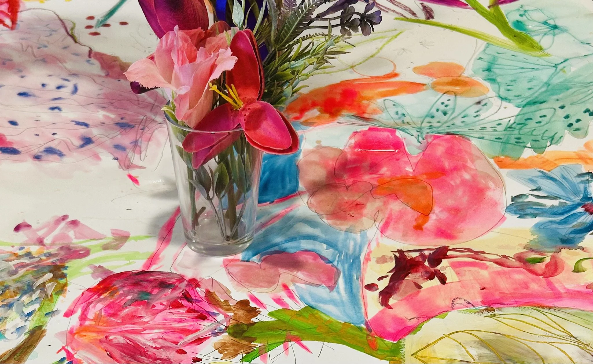 Pause & Bloom: A Relaxed Floral Painting Workshop  