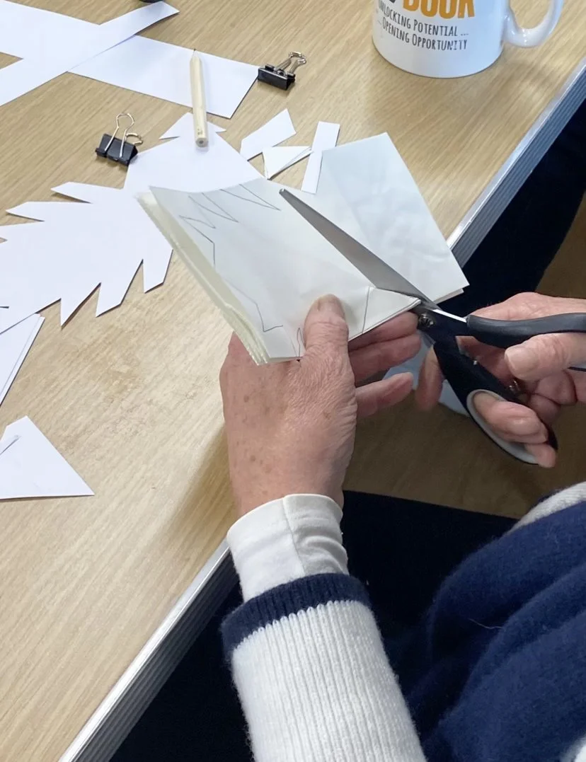 Festive Paper Decorations at Leonardslee Lakes &amp; Gardens