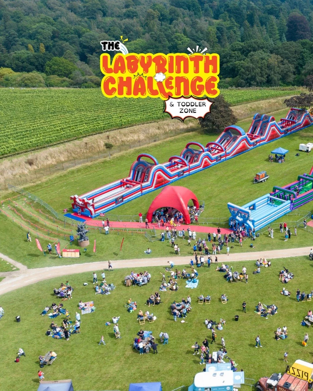 Have you made it to The Labyrinth Challenge yet? 🌀

📅 25&ndash;26 July
📍 Leonardslee Lakes &amp; Gardens
🎟️ Tickets are still available for selected sessions. Book via the link in bio.

Take on 1,000ft of climbing walls, giant slides, balance bea