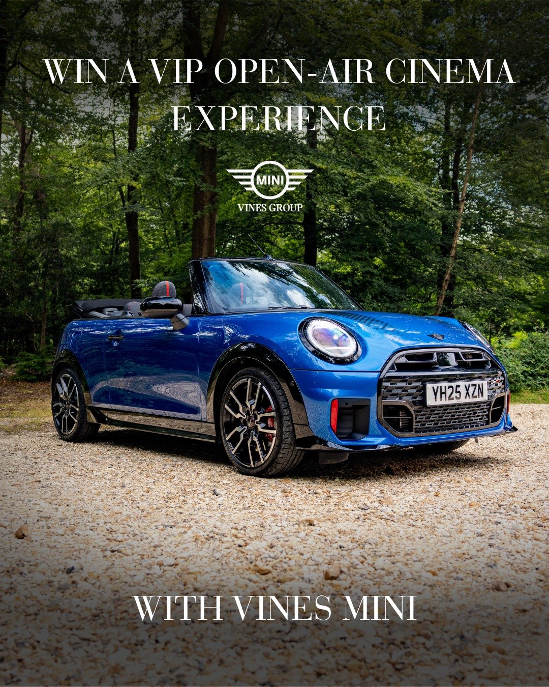 WIN A VIP OPEN-AIR CINEMA EXPERIENCE🚗🎬

We&rsquo;ve teamed up with Vines MINI to give three winners the chance to enjoy The Italian Job under the stars at Leonardslee Gardens with each winner receiving a VIP experience for four people, including th