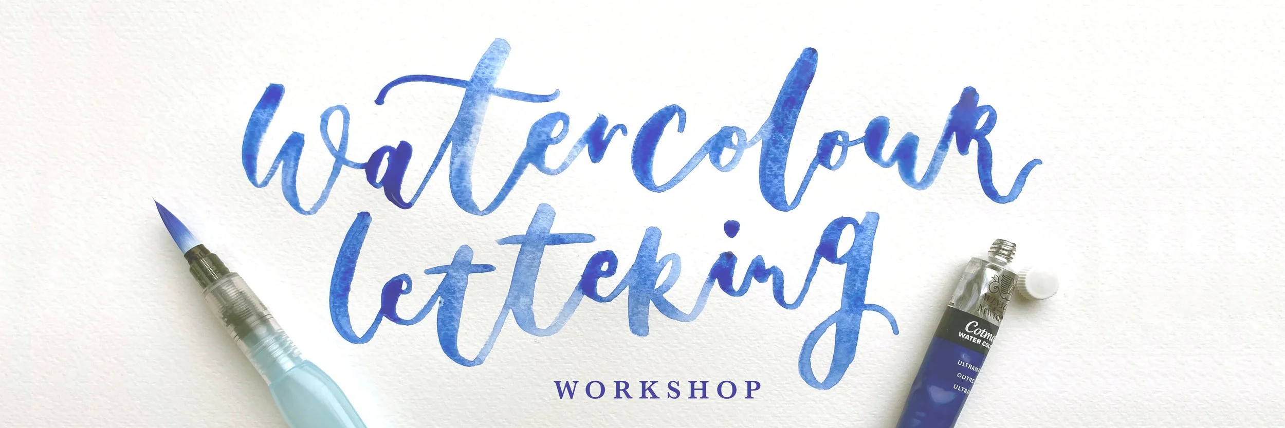 Watercolour Brush Lettering Leonardslee Gardens