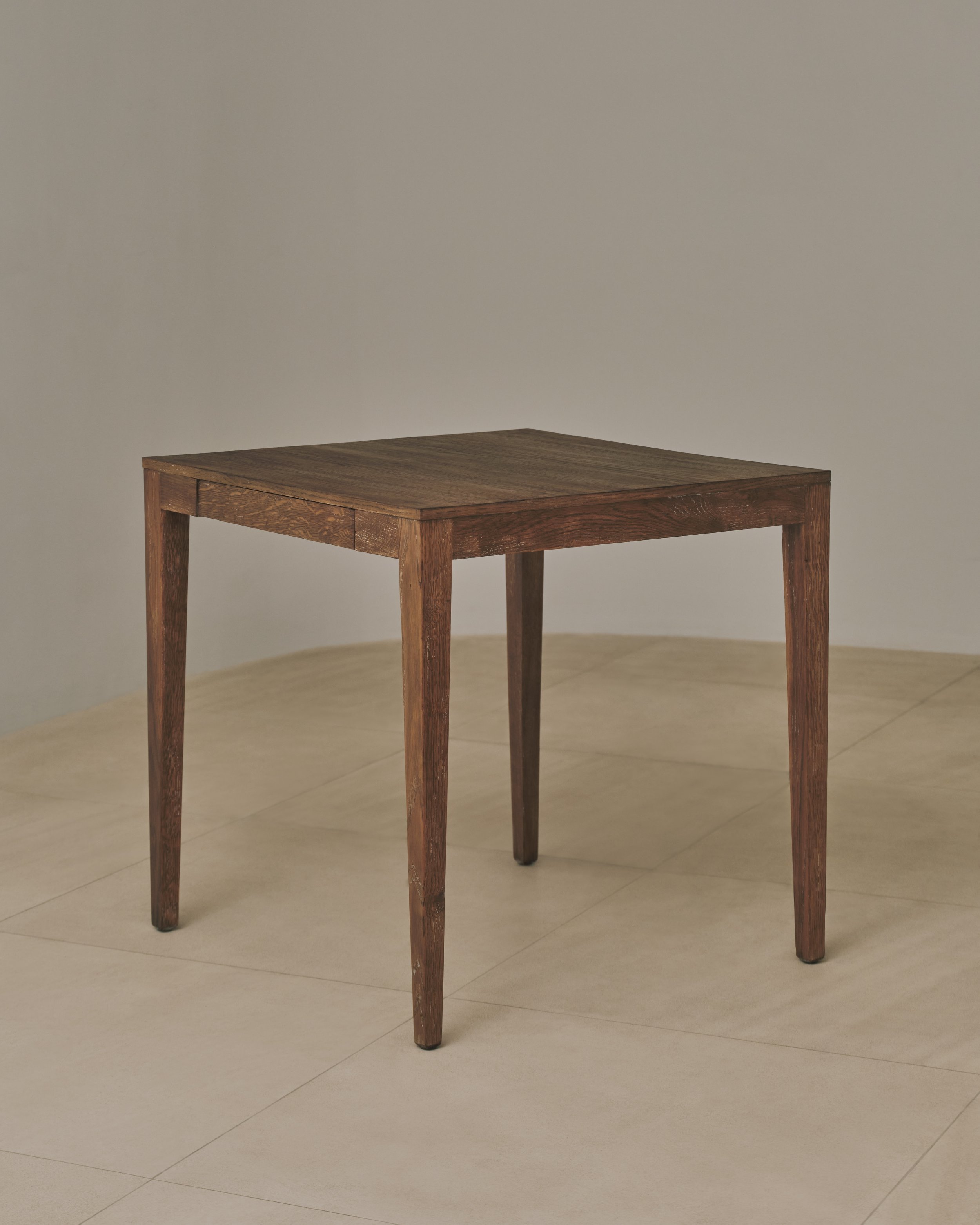 Games table in oak by Jean-Michel Frank
