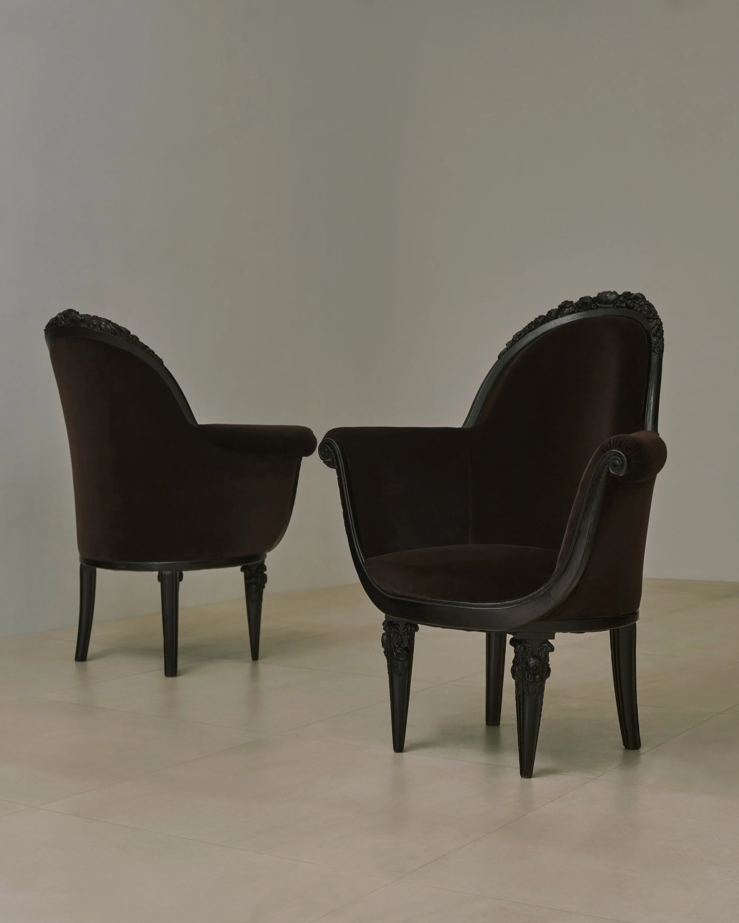 Maurice Dufrène armchairs