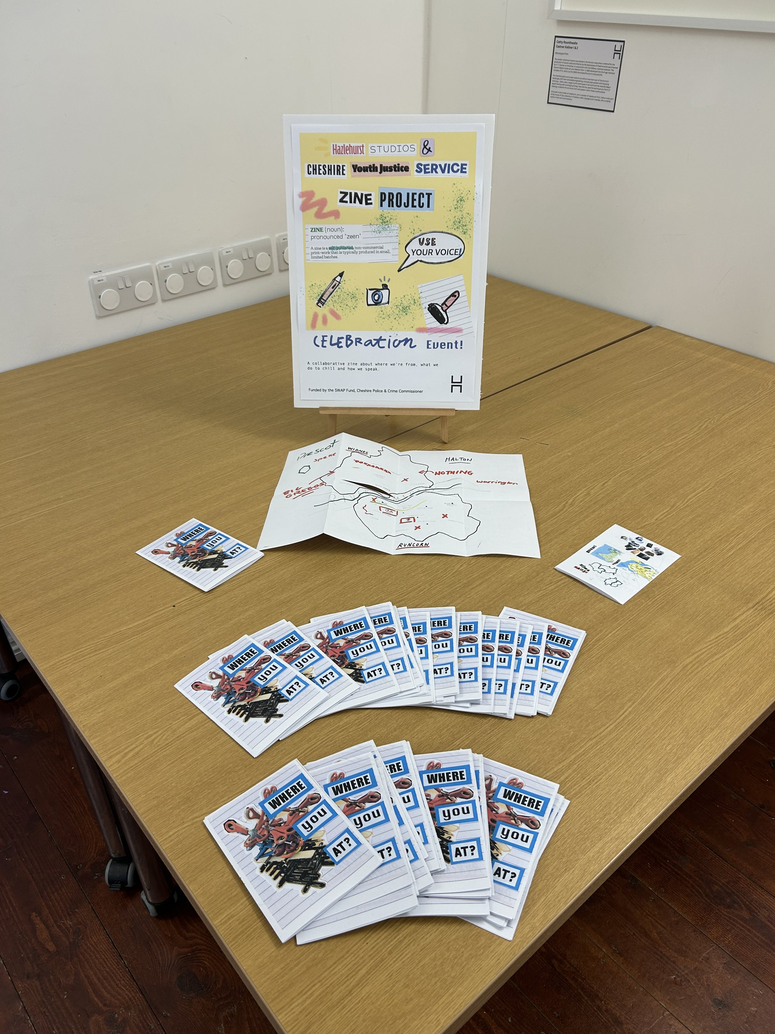 Cheshire Youth Justice Zine Project Exhibition @ Hazlehurst Studios (2026)