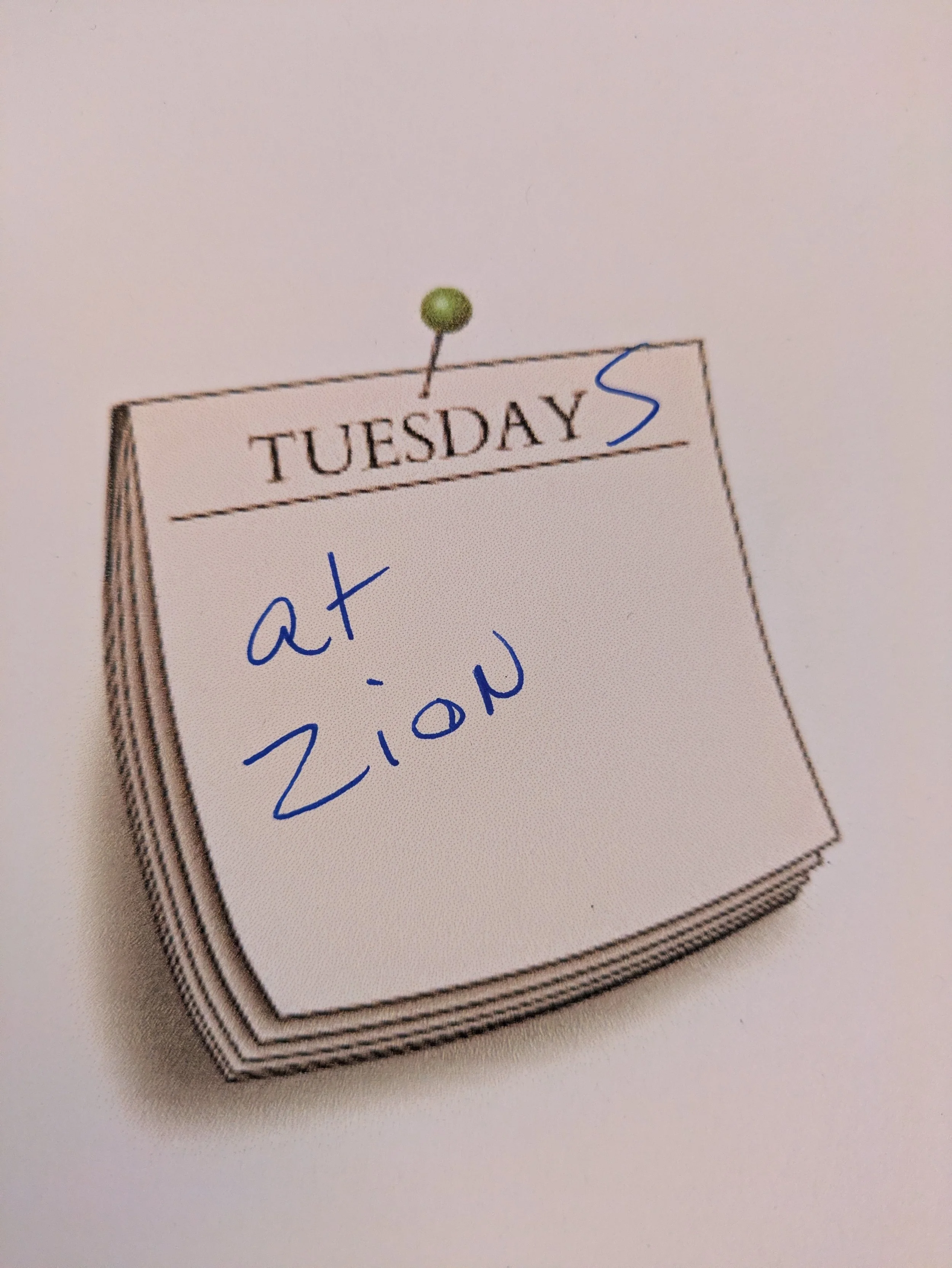 Tuesdays at Zion returns for Lent!