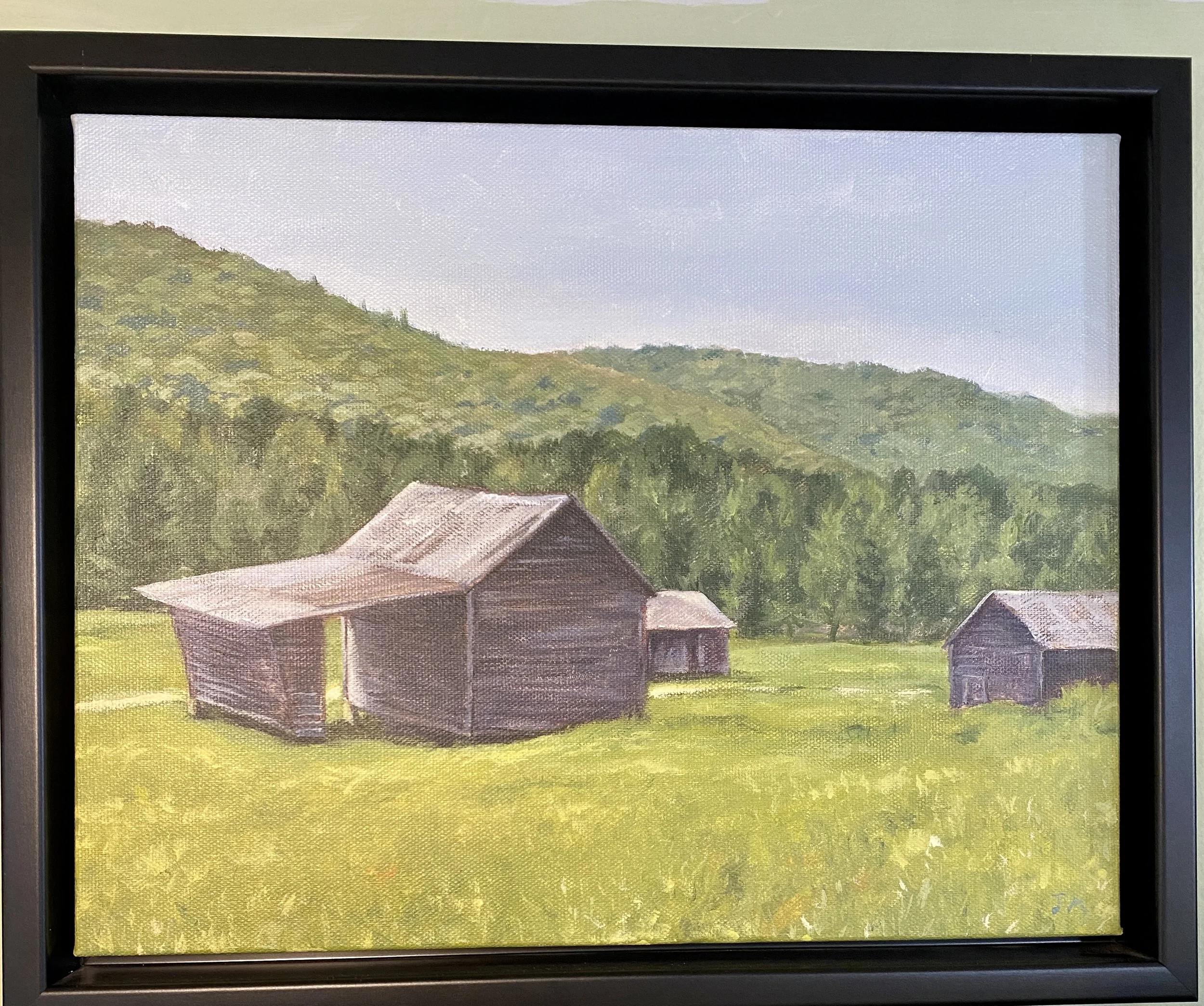 Port Oneida Barns, oil on canvas 11x14" framed
$260