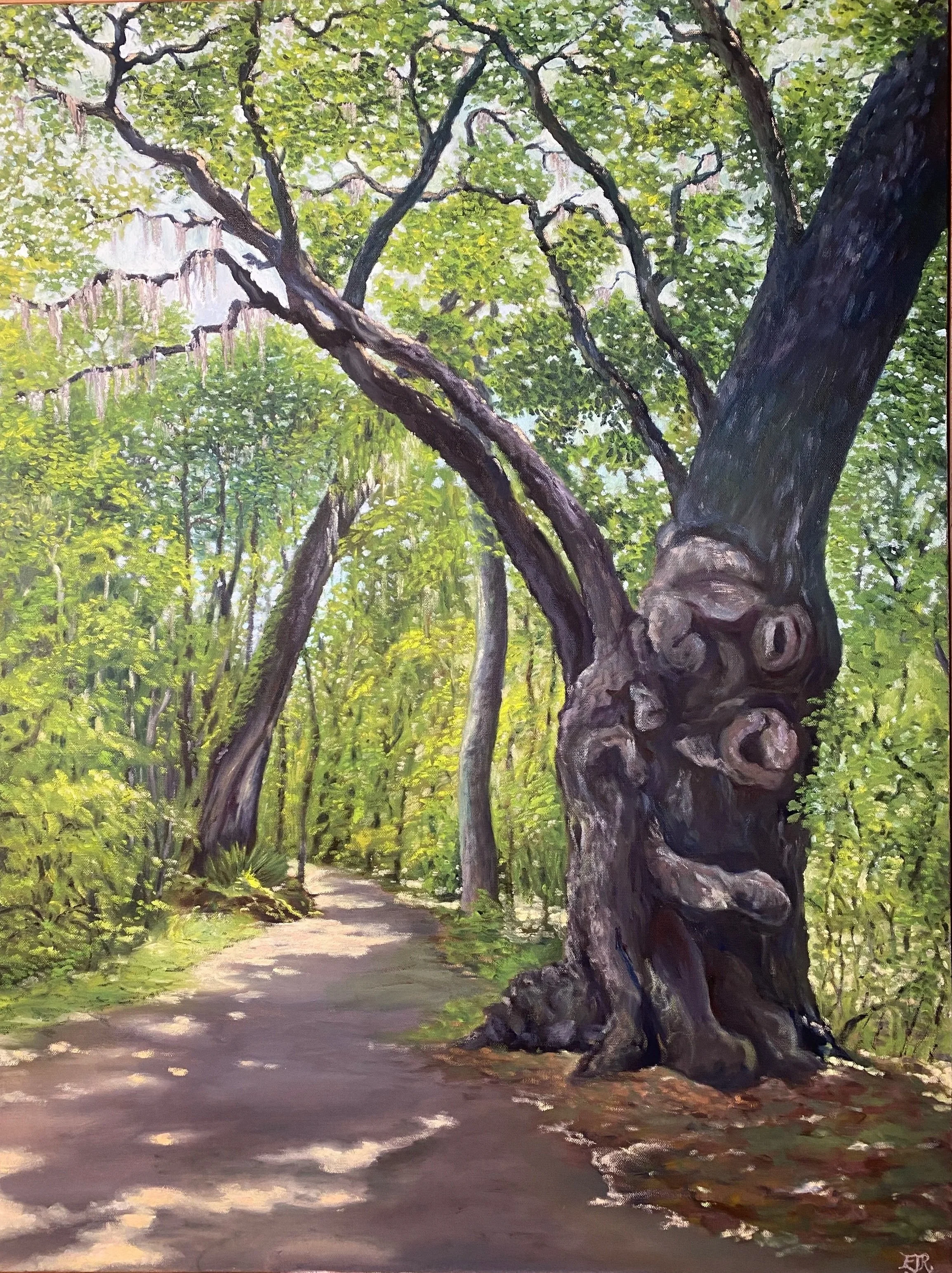 Woodland Path, oil on canvas, wood framed. 41"x31"
$1300
