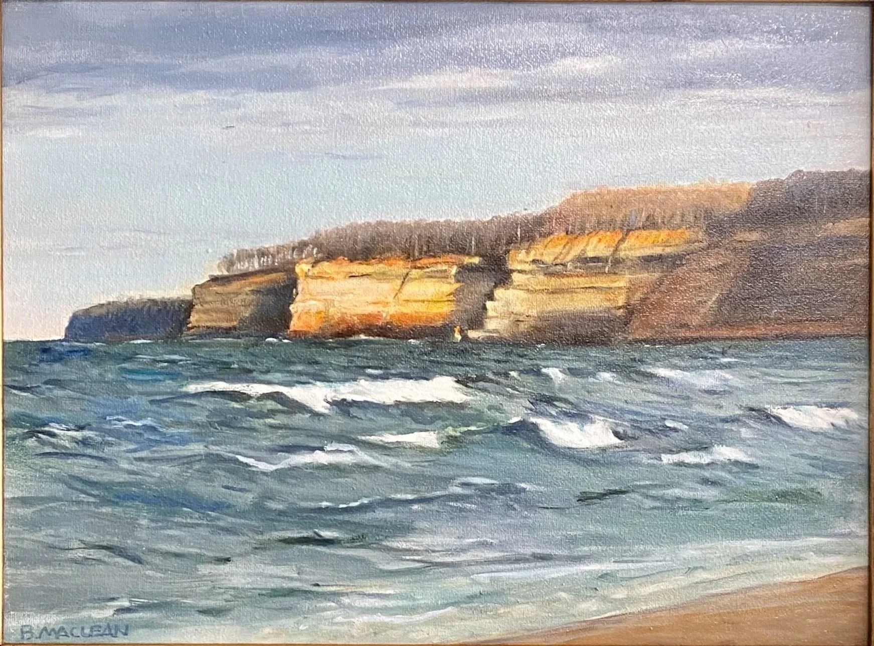 From Miners beach, oil on canvas, framed. 12x16"
$500