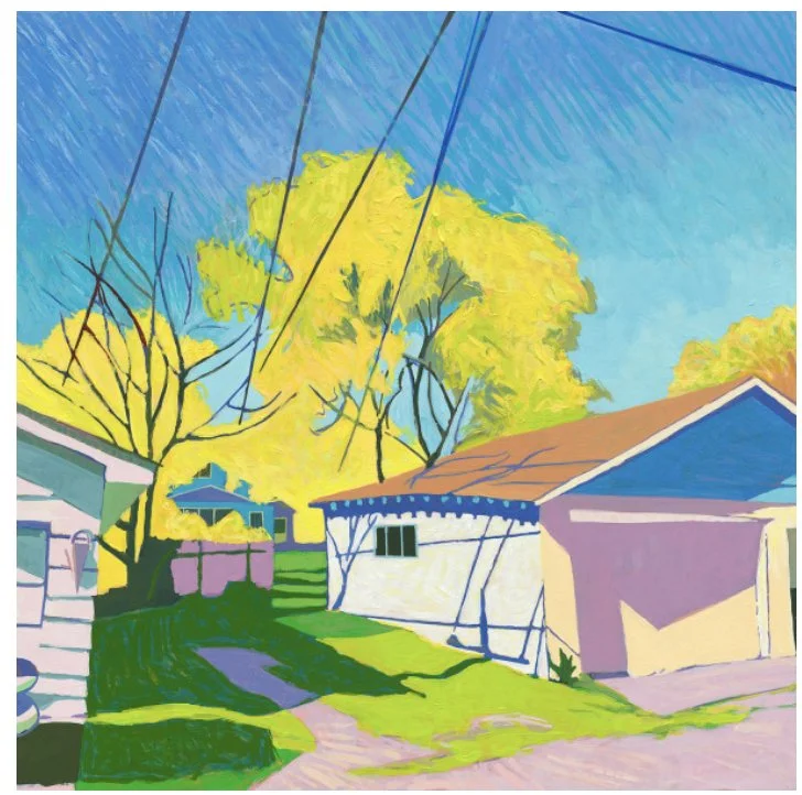 Bright Blues 8x8" digital print
$50