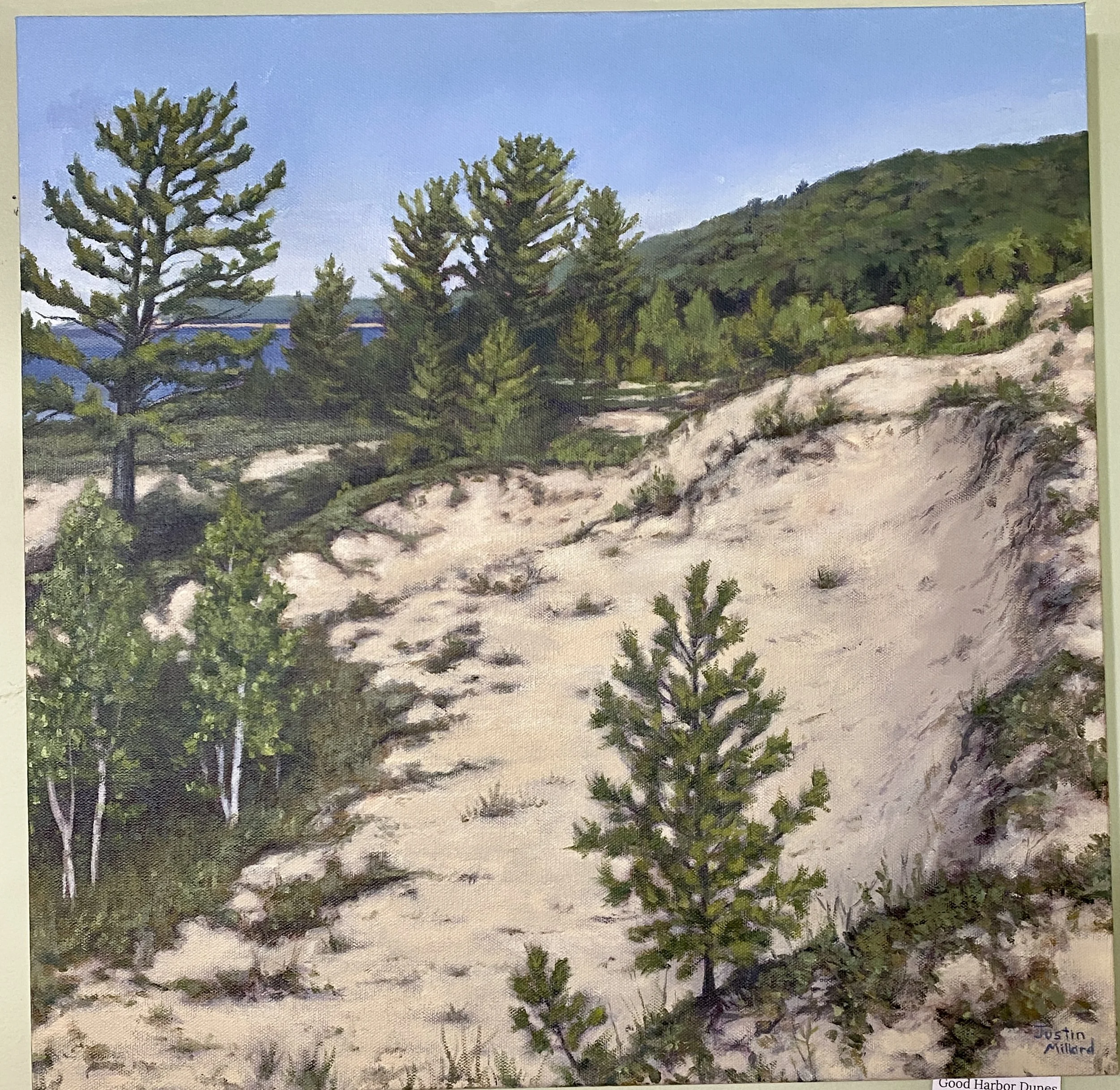 Good Harbor Dunes, Plein Air, Oil on canvas 20"x20"
$800