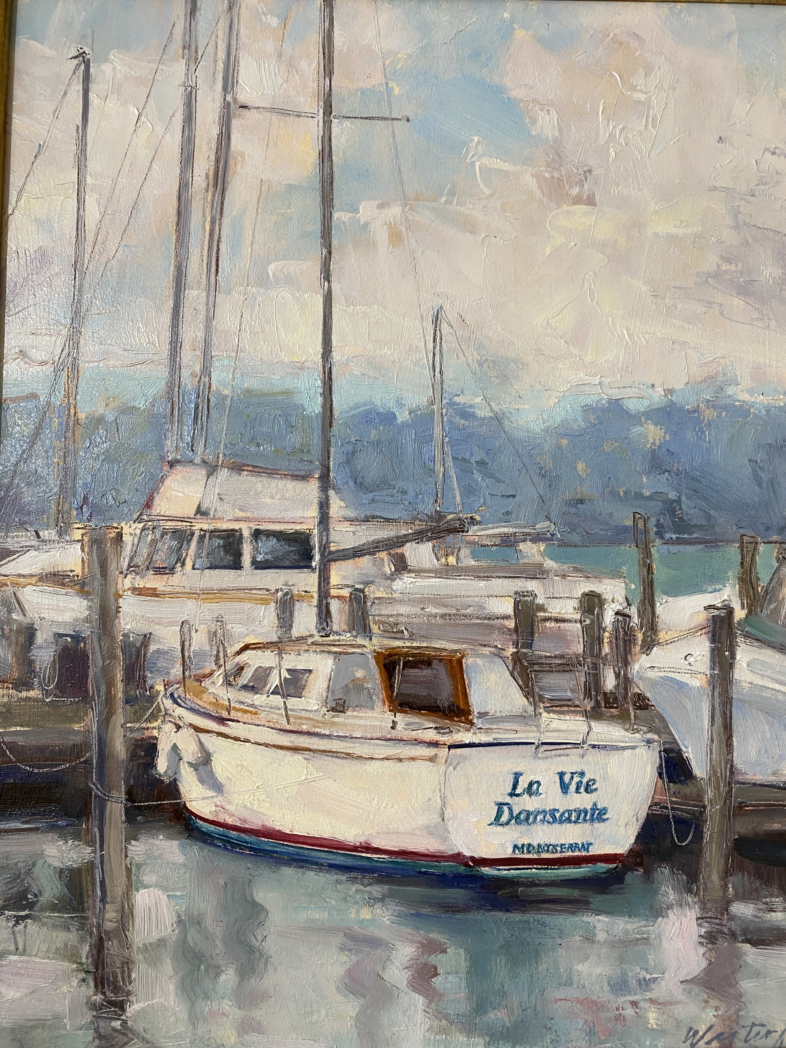 The Dancing Life oil on canvas framed 11"x14" $650