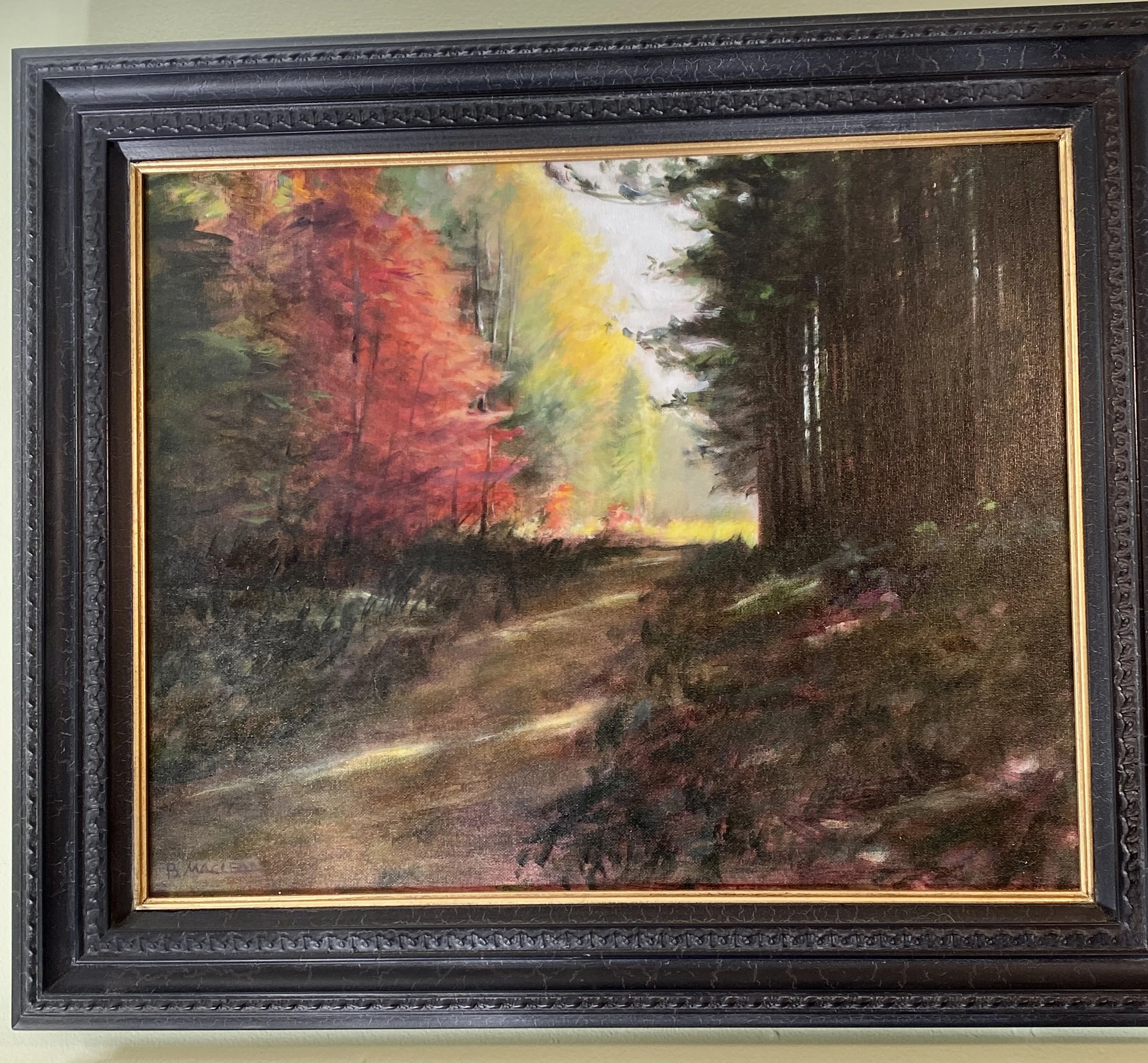 Near Carp River, oil on canvas 16x20" framed
$650