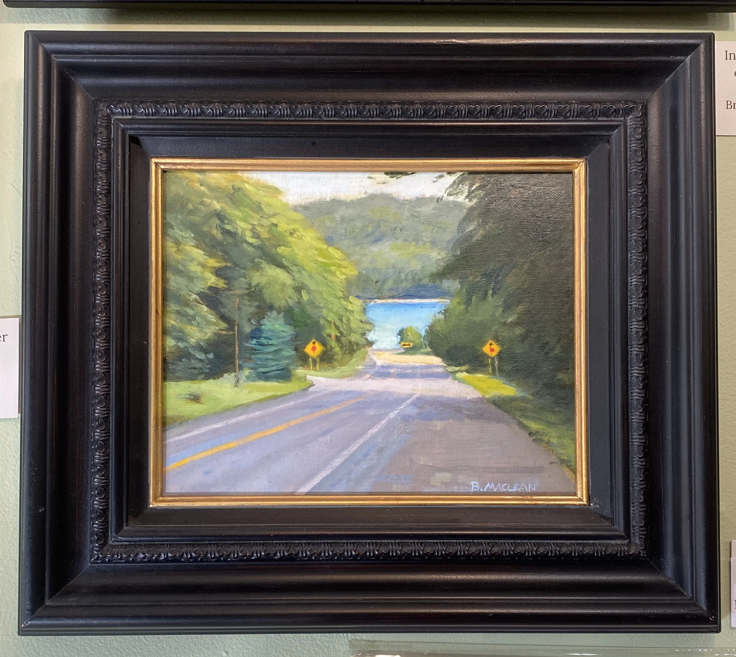 Little Glen Lake, oil on canvas framed
$300