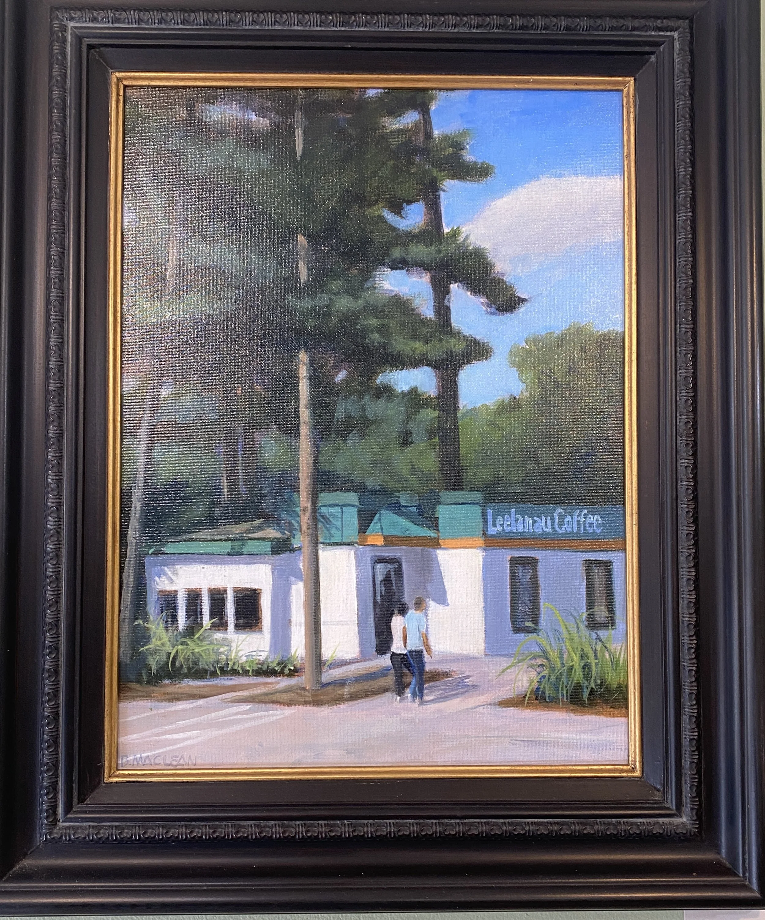 Leelanau Coffee Glen Arbor, oil on canvas, 12x16" framed
$500
