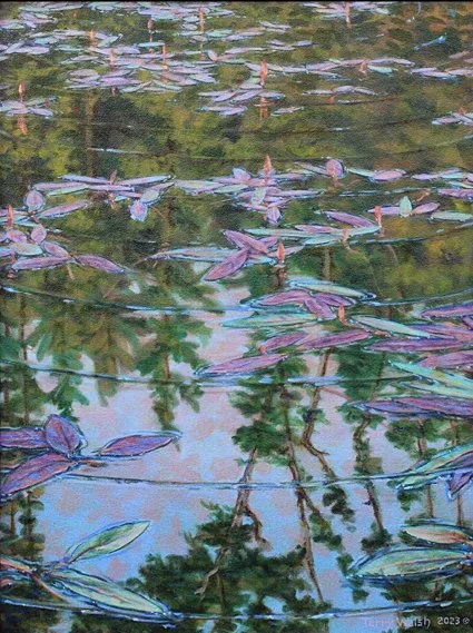 Northwoods Floating Flowers, 11x14" Giclee Print
$65