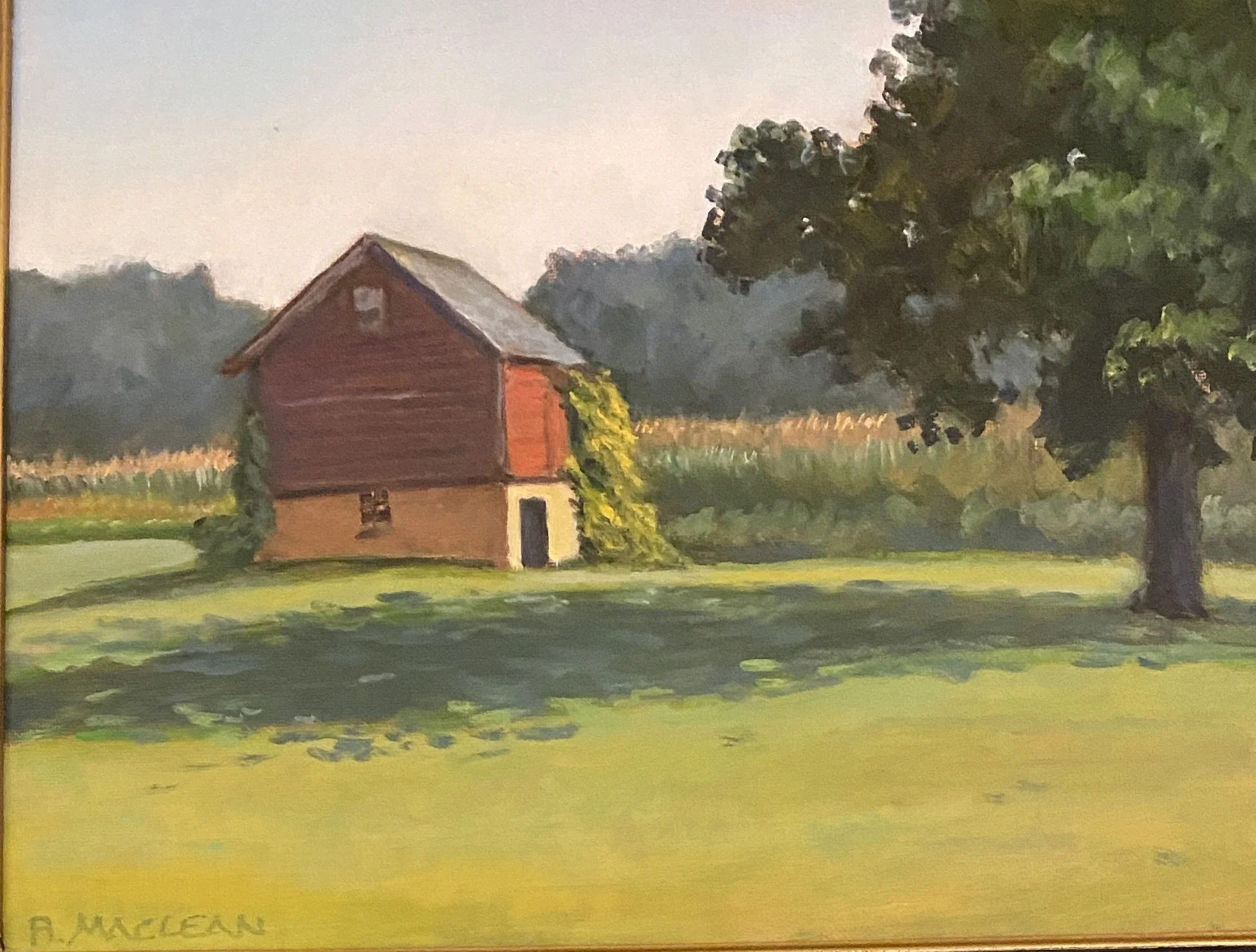 Somewhere in Michigan, oil on canvas 11"x14" $450