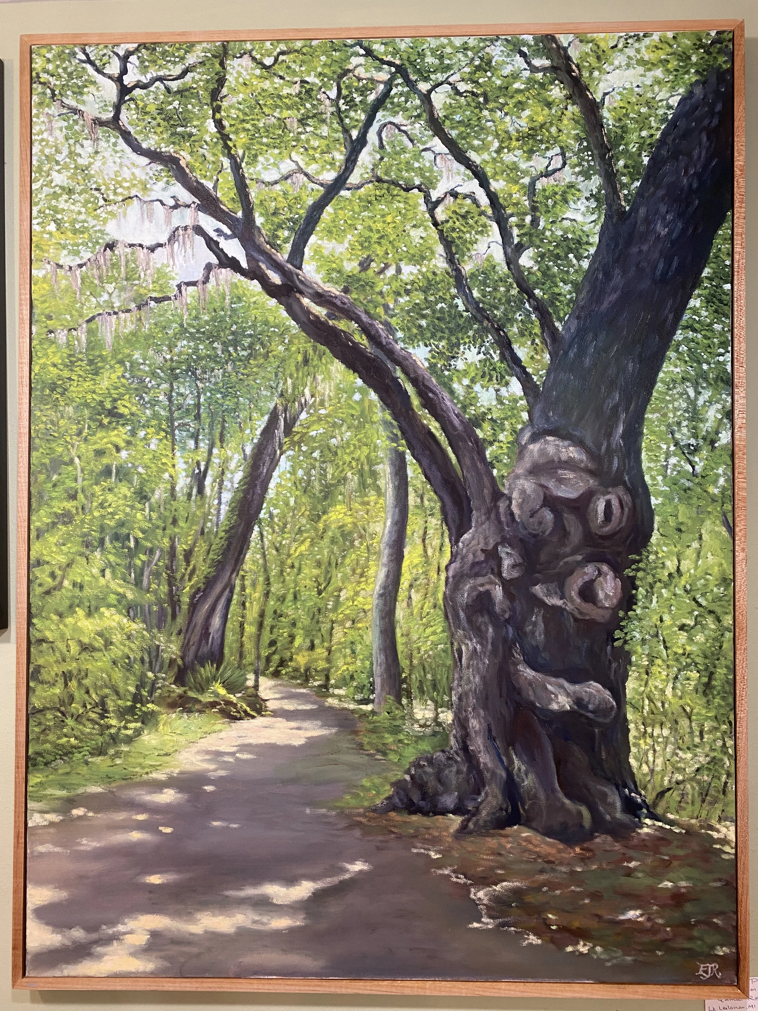 Woodland Path, oil on canvas, wood framed. 41"x31"
$1300
