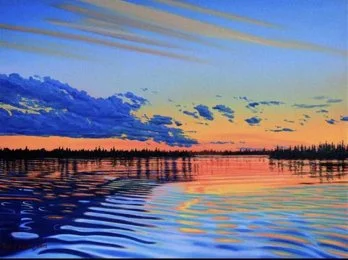 August Sunset, 16x20" Framed Giclee Print
$210