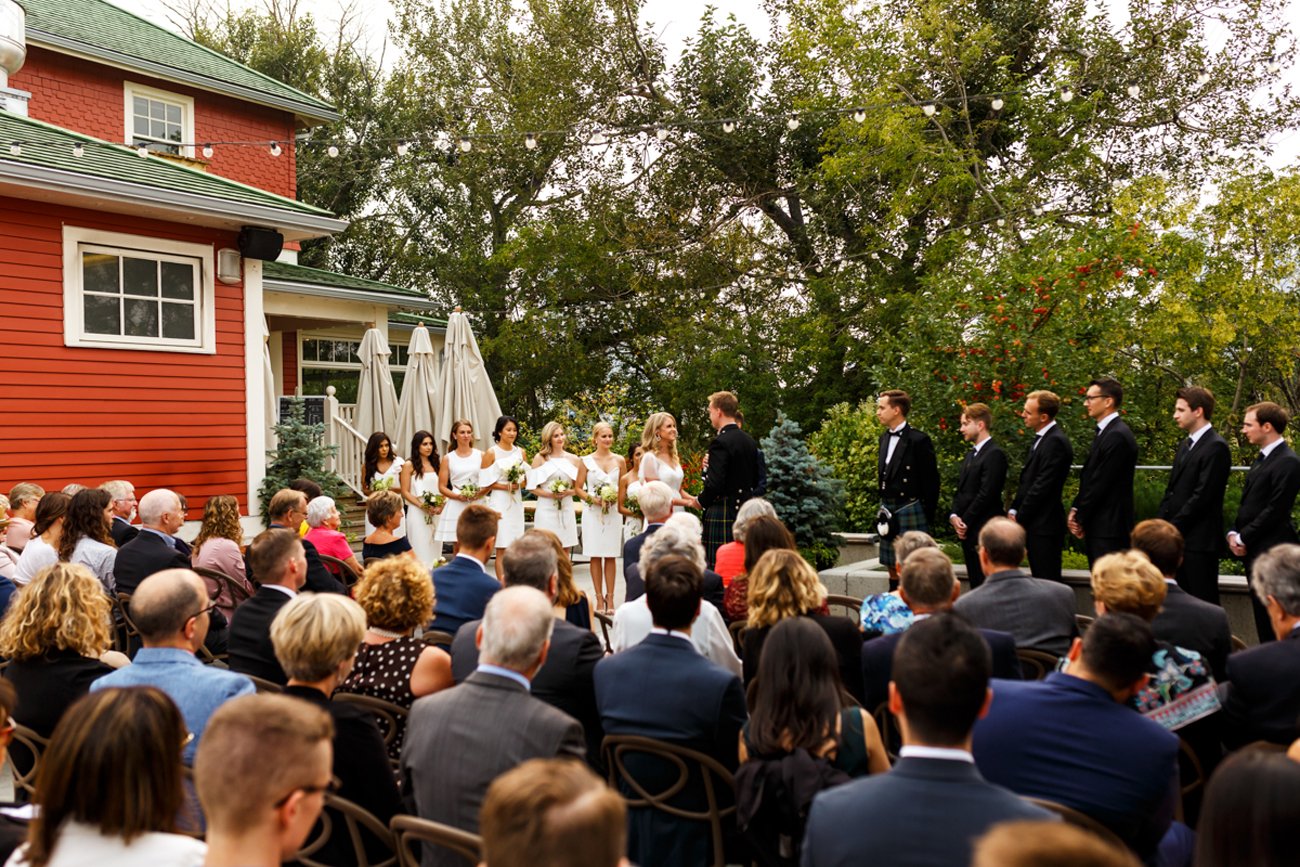  Deane House Calgary Garden Ceremony 