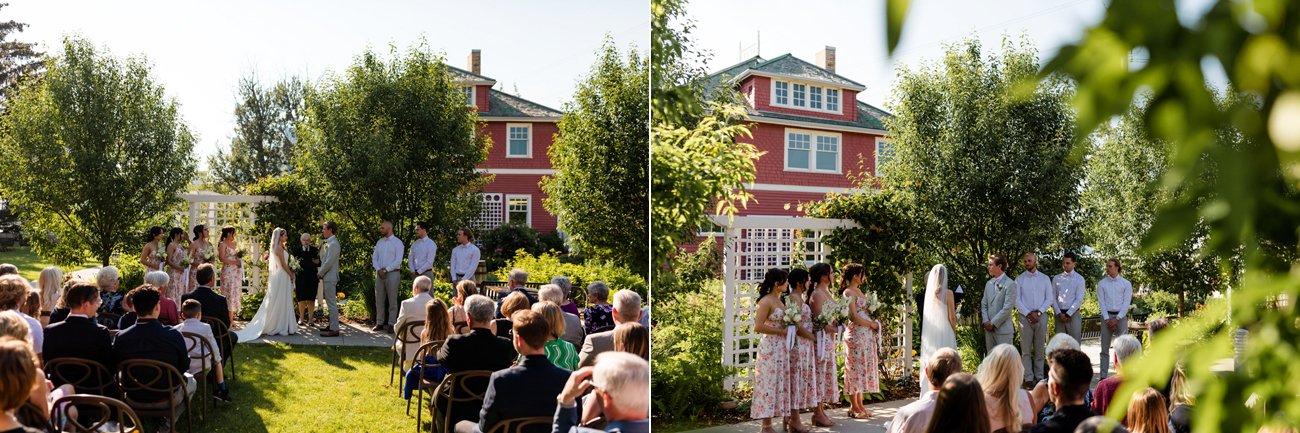  Deane House Calgary Garden Ceremony Wedding Photographers 