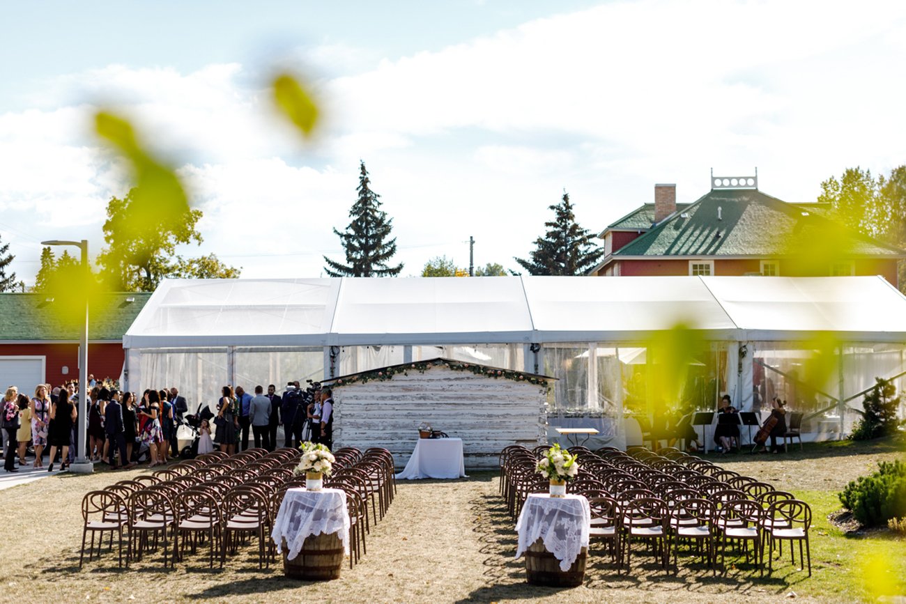  Deane House Calgary Lawn Ceremony Wedding Photographers 