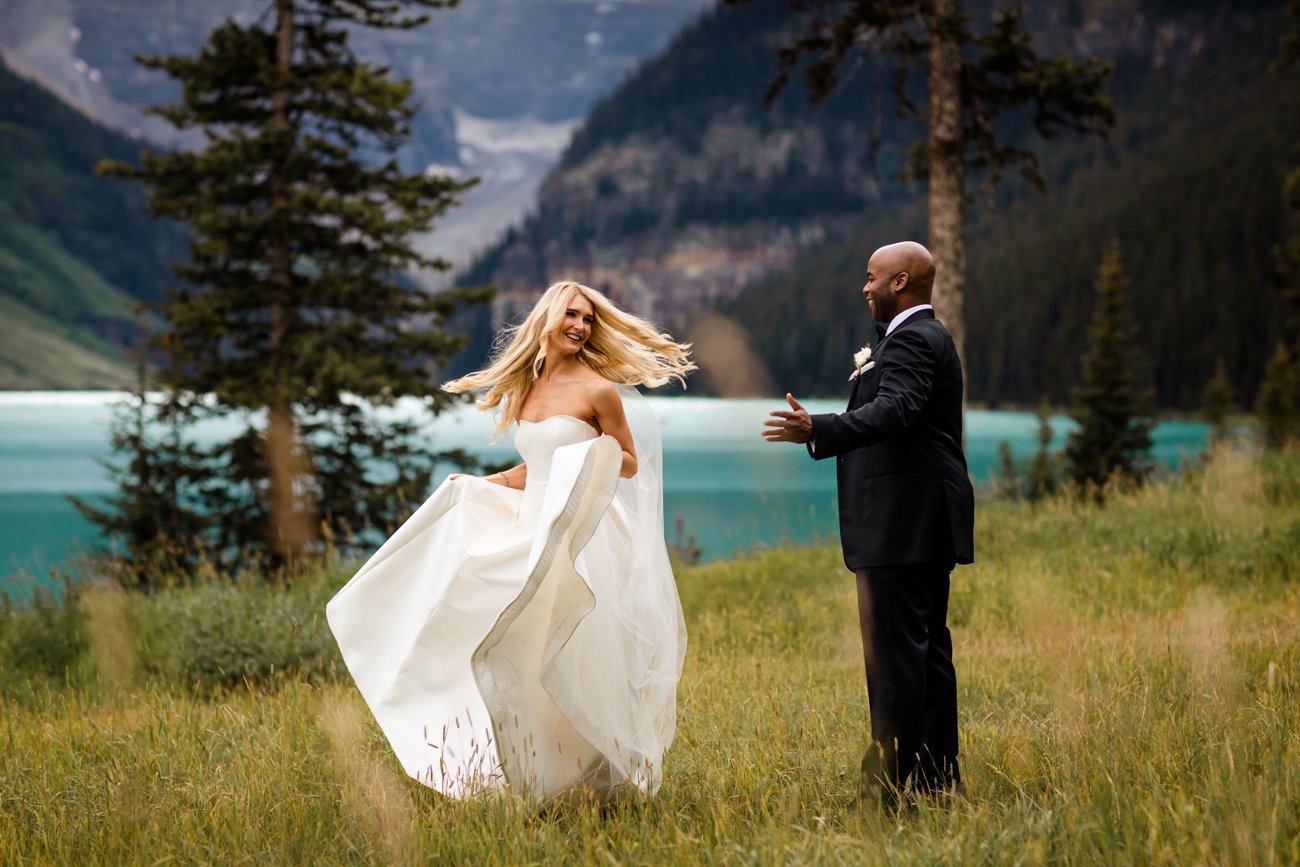  Fairmont Chateau Lake Louise Wedding, Banff Wedding Photographers 