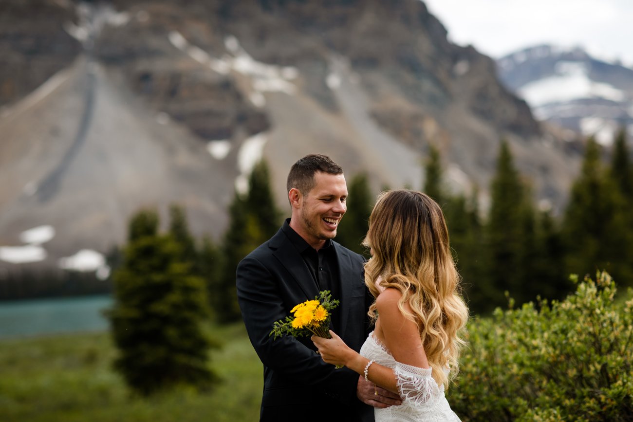  Peyto Lake Elopement, Canadian Rockies, Banff Wedding Photographer 