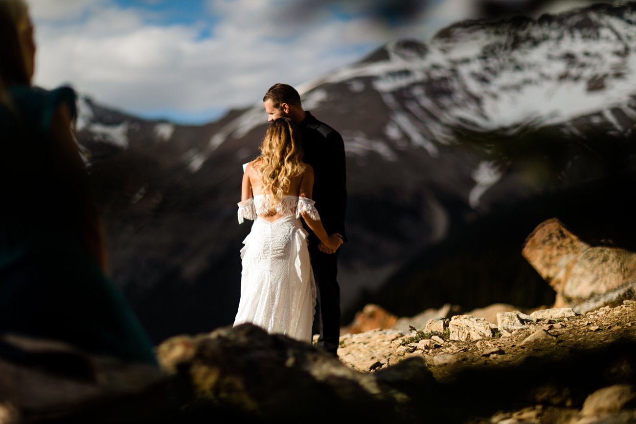  Peyto Lake Elopement, Canadian Rockies, Banff Wedding Photographer, Bow Lake Alberta 