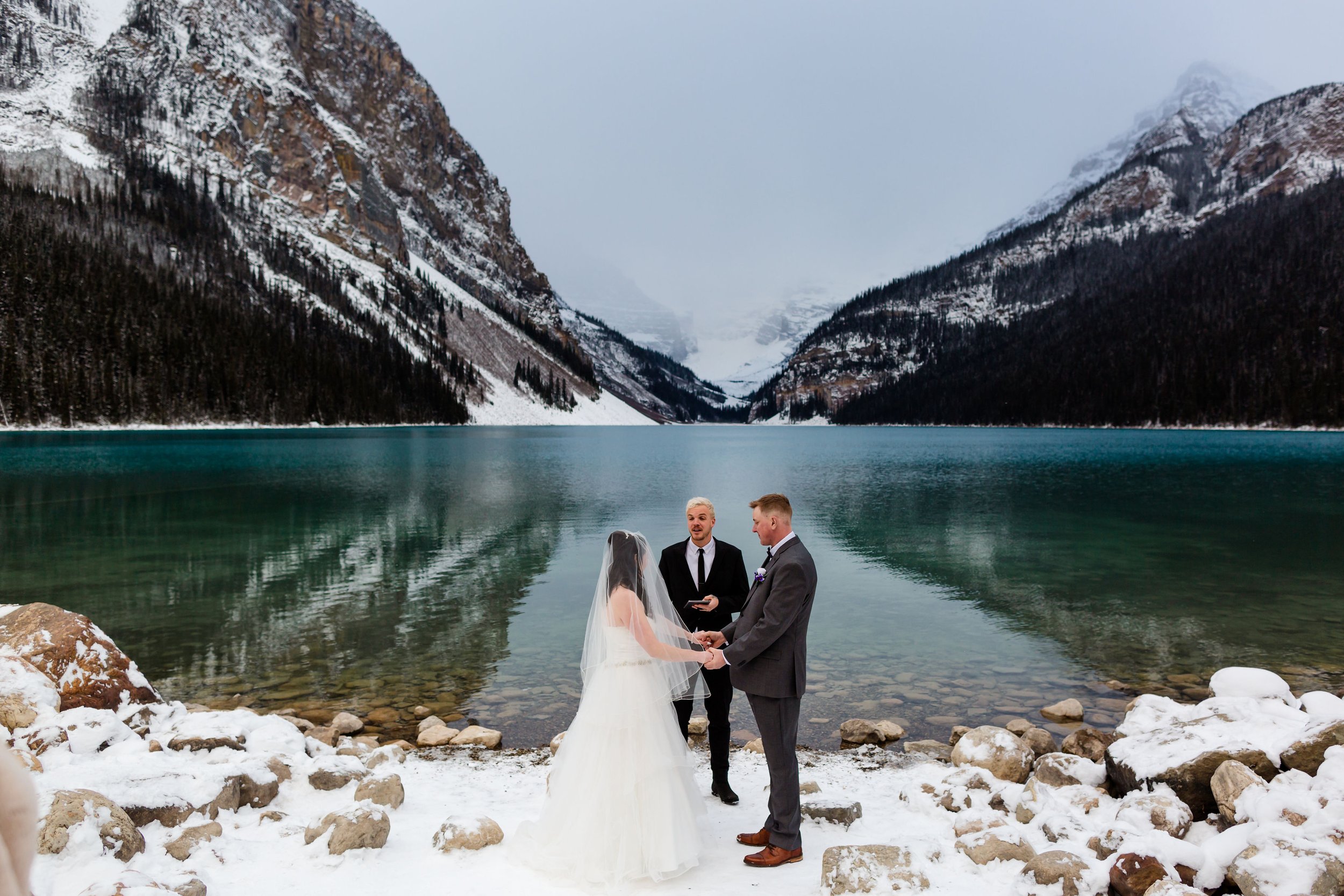  Lake Louise Wedding, Banff Elopement Photographers 