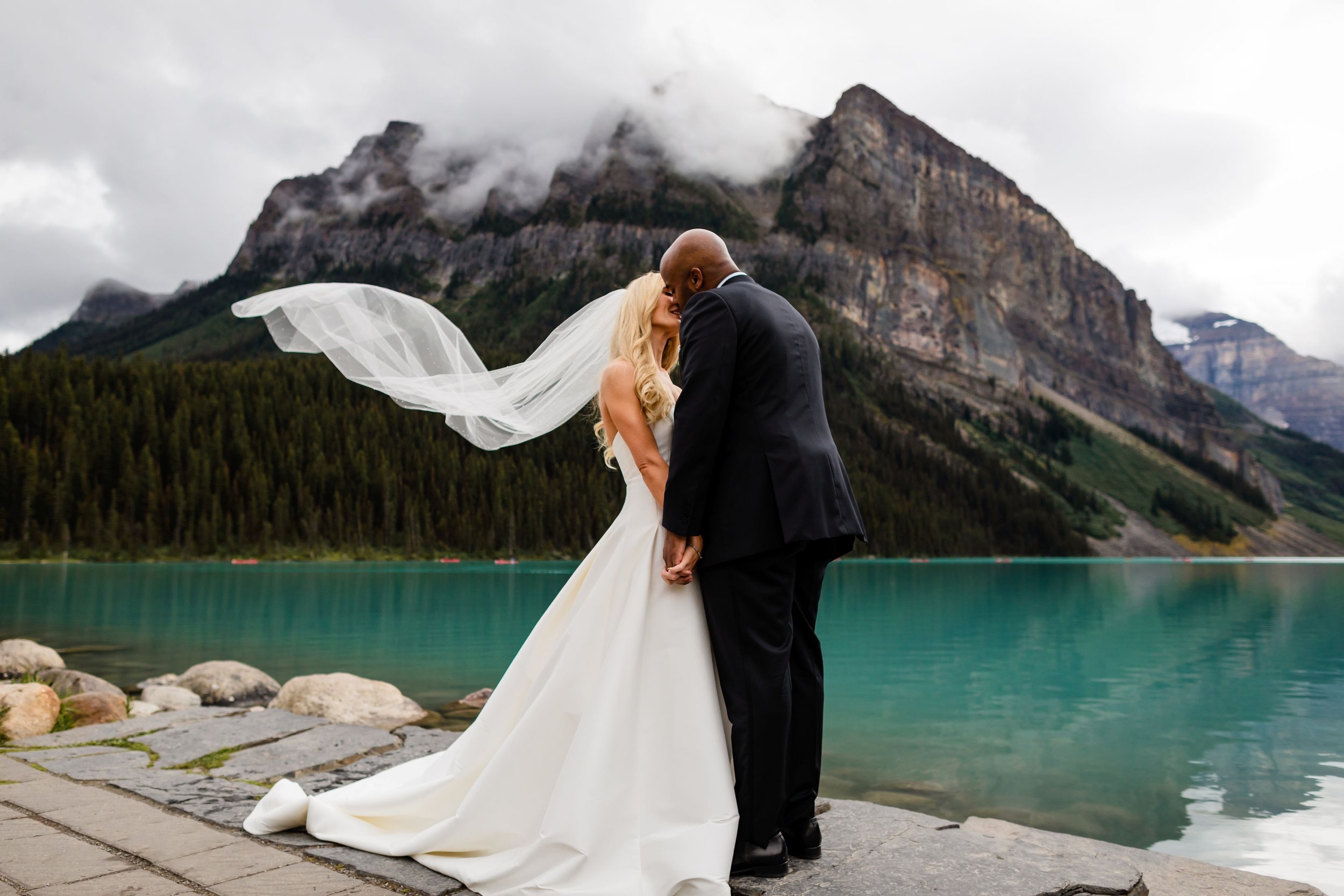  Lake Louise Wedding, Banff Elopement Photographers 