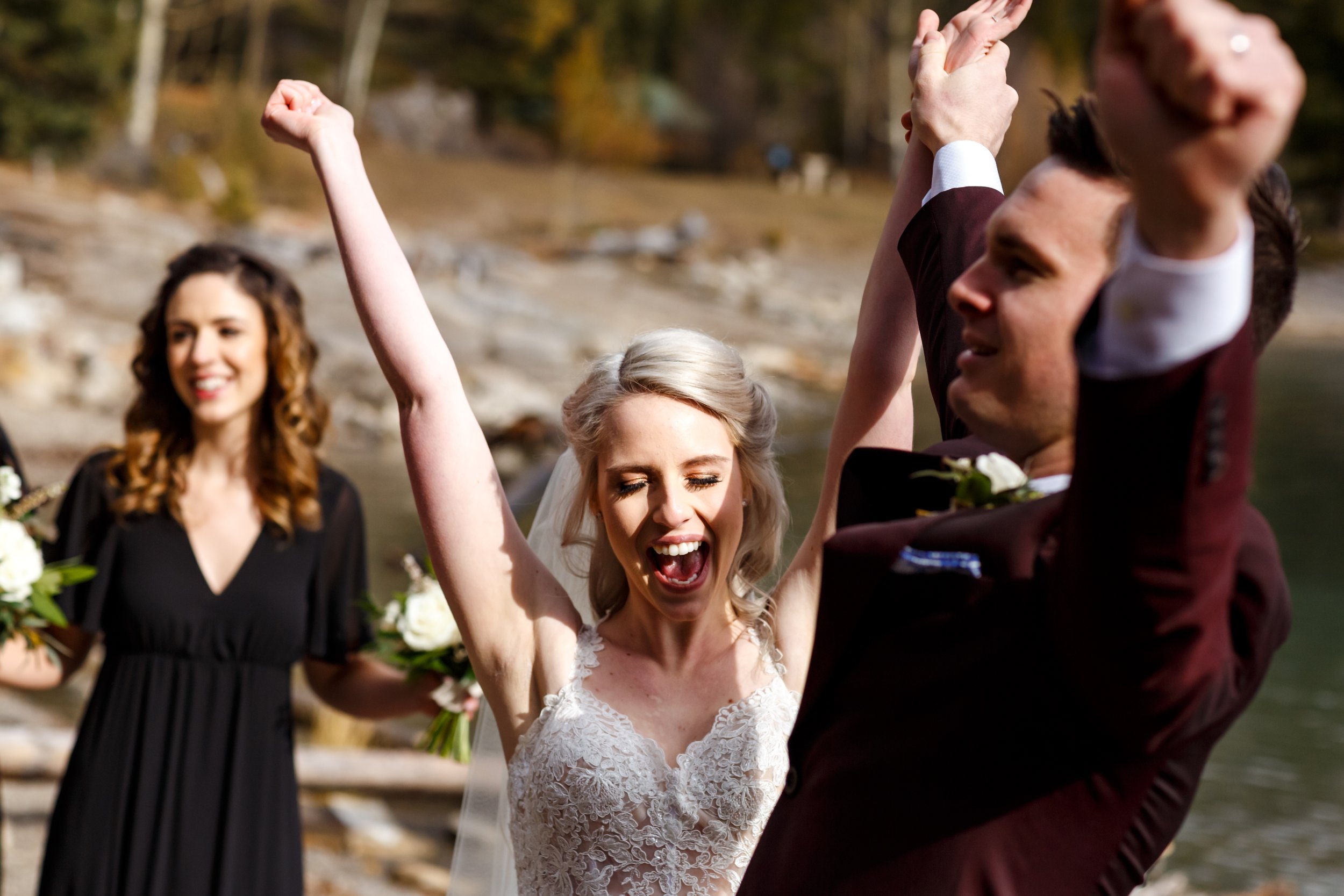  Lake Minnewanka Elopement, Banff Wedding Photographer 