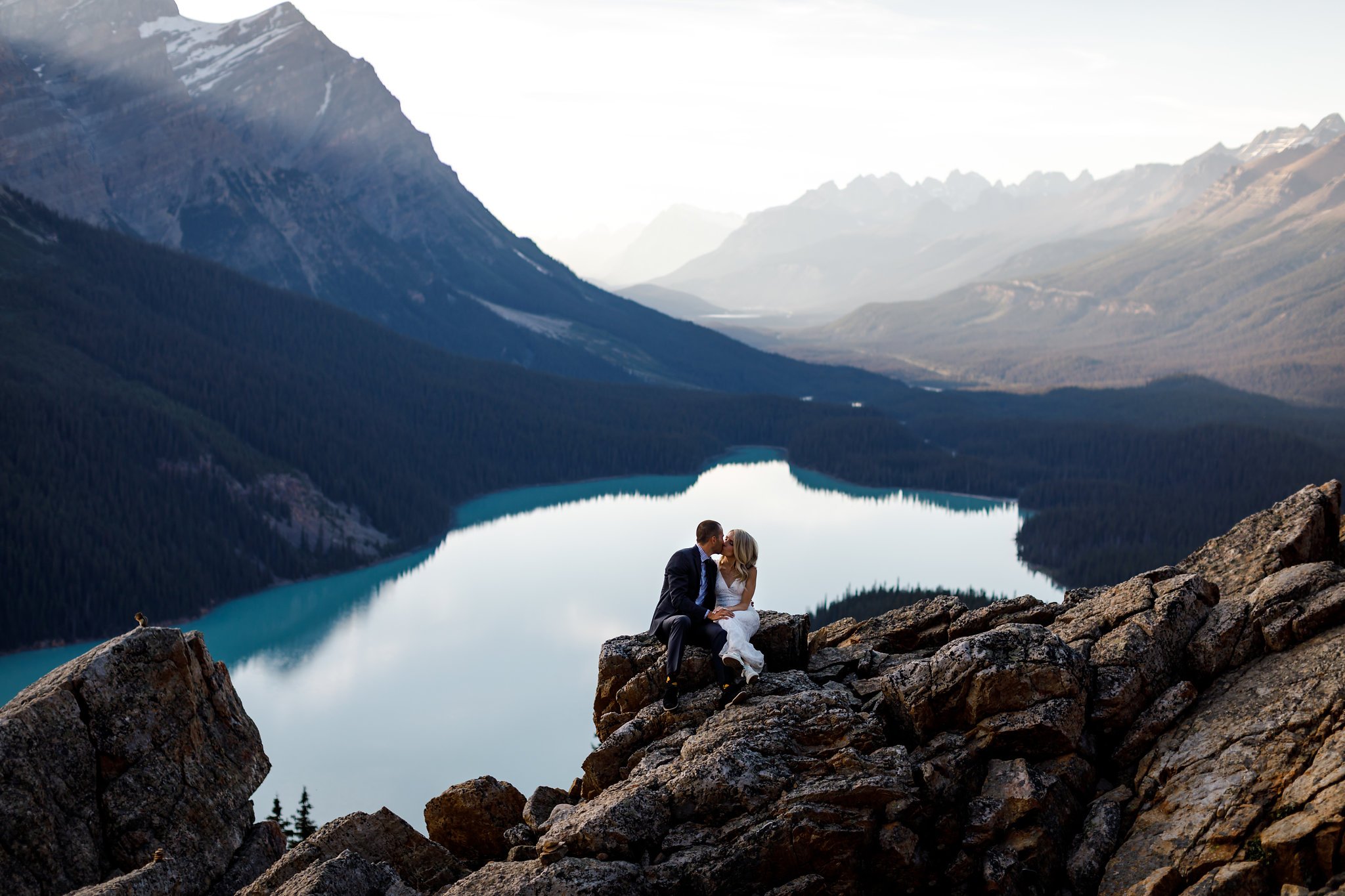  Peyto Lake Elopement, Banff Wedding Photographer 