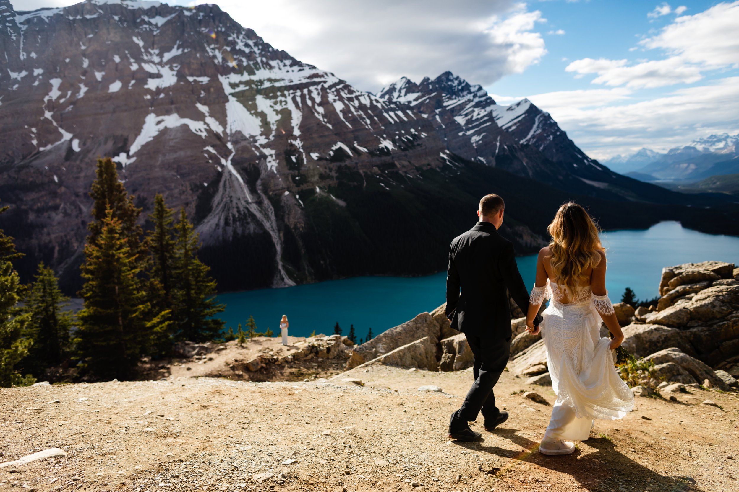  Peyto Lake Elopement, Banff Wedding Photographer 