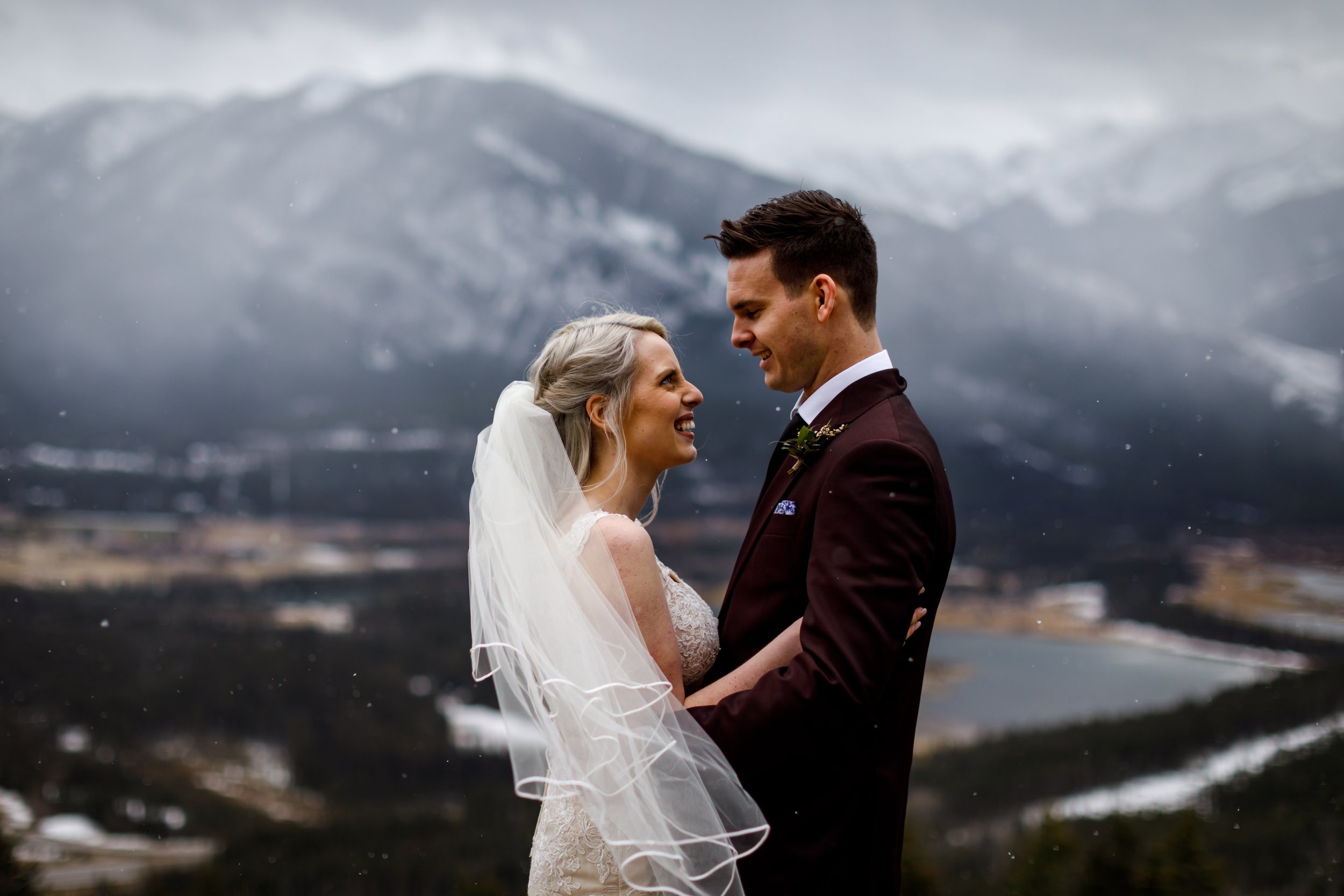  Mt. Norquay Elopement, Banff Wedding Photographer, Vermillion Lakes 