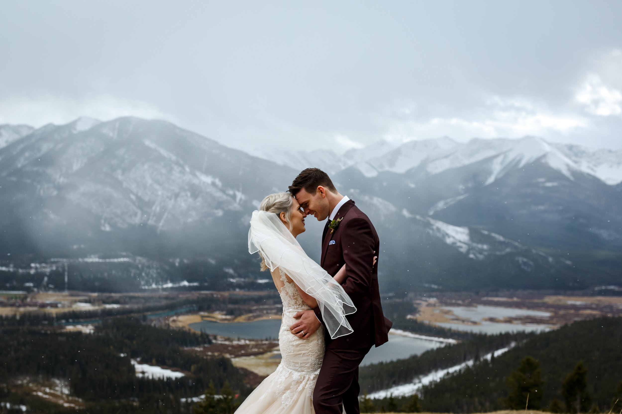  Mt. Norquay Elopement, Banff Wedding Photographer, Vermillion Lakes 