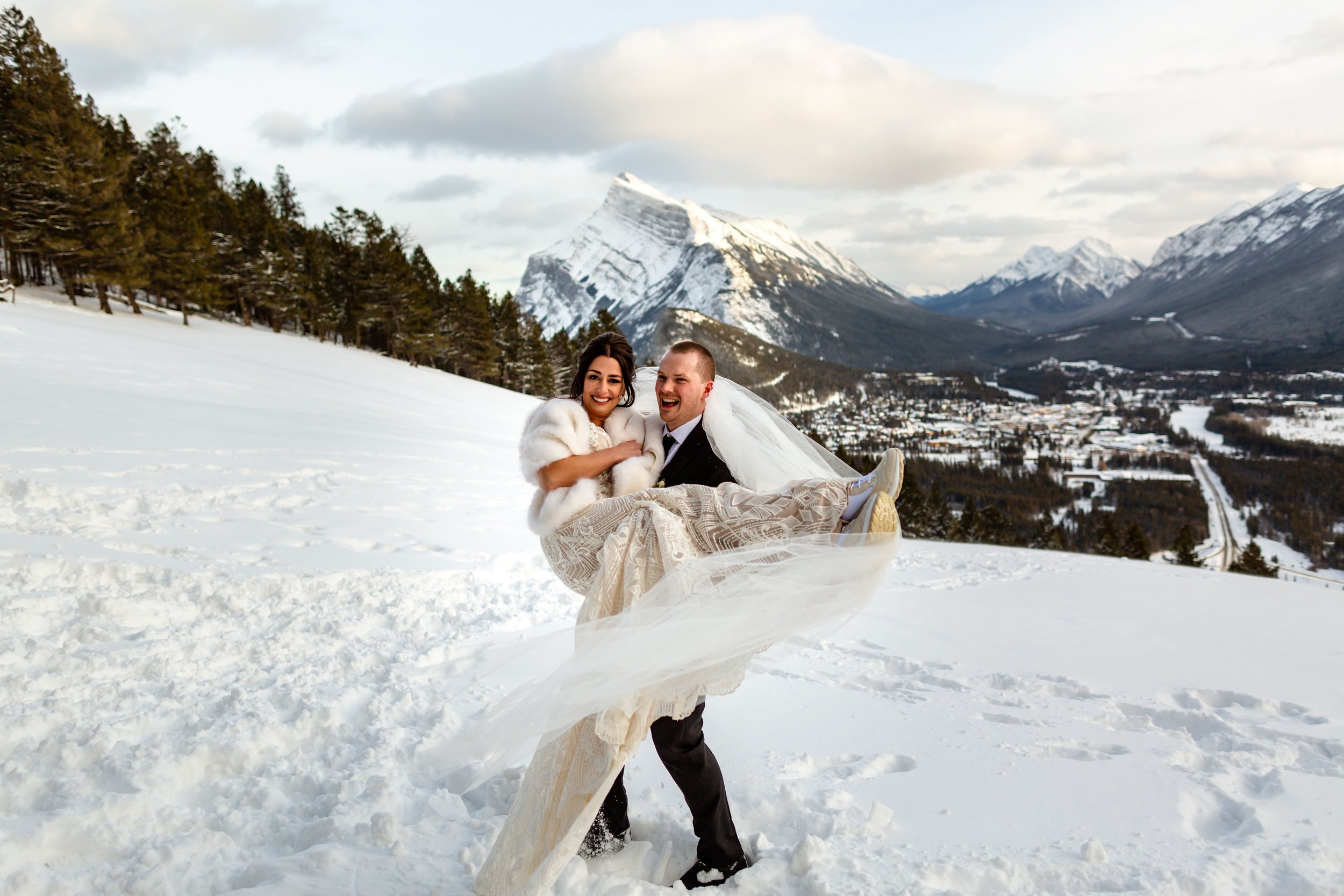  Mt. Norquay Elopement, Banff Wedding Photographer, Vermillion Lakes 