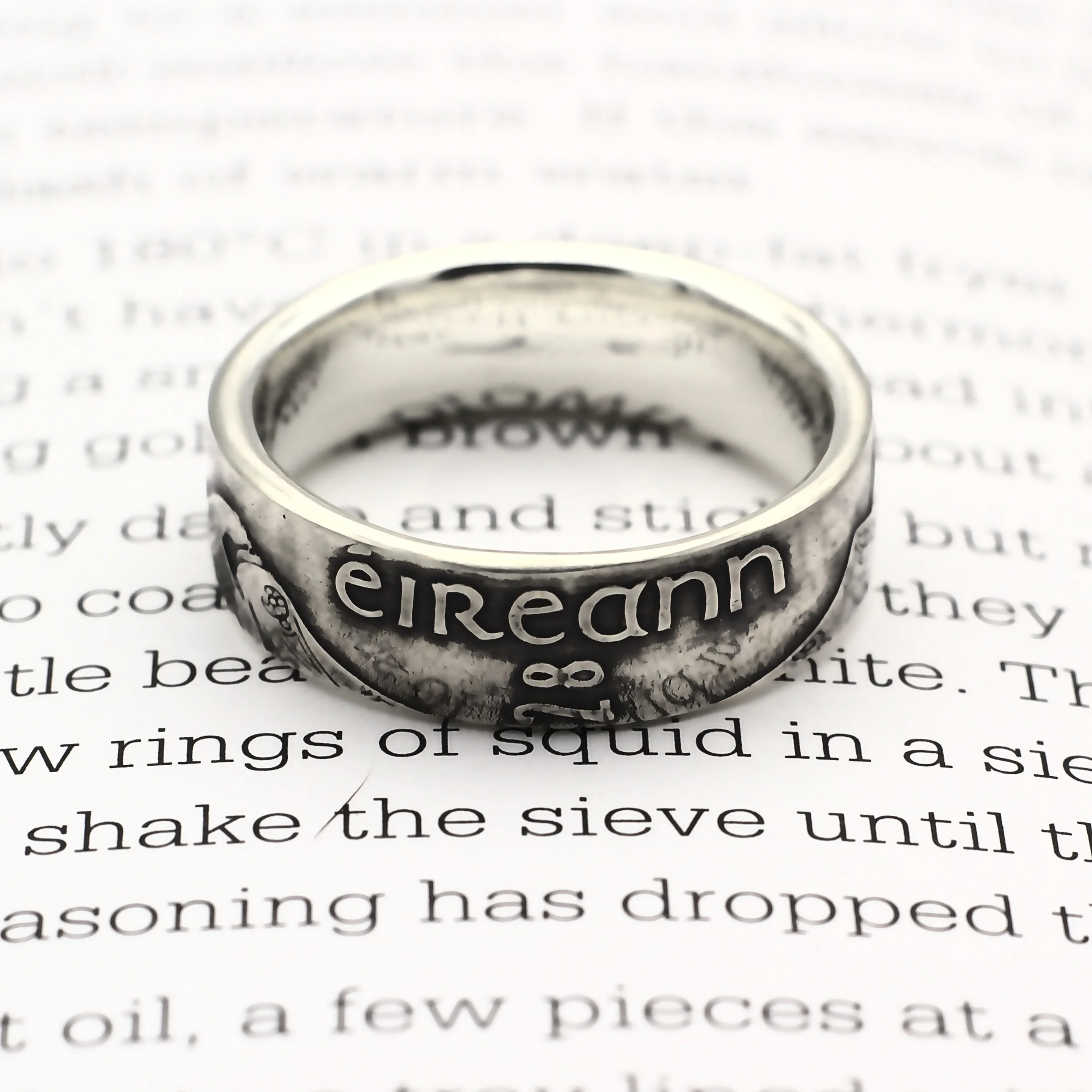 1928 Irish Florin Coin Ring