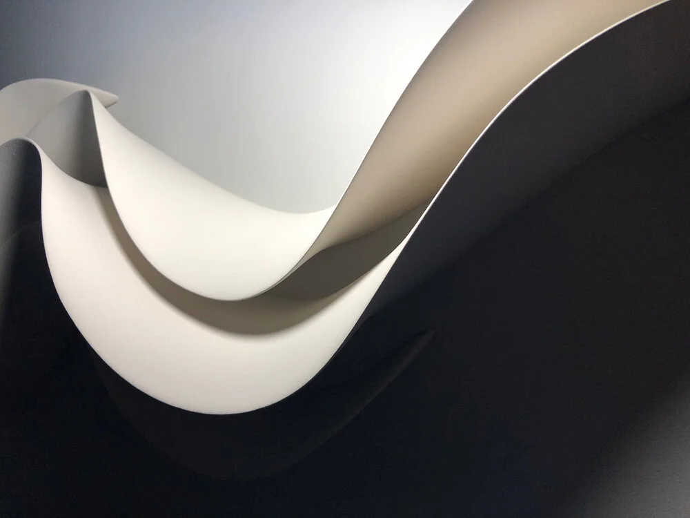 Waves III, ceramic sculpture