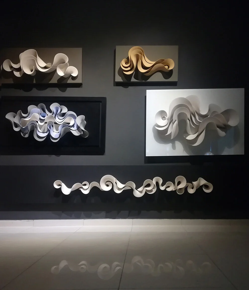 wall mounted ceramic sculptures