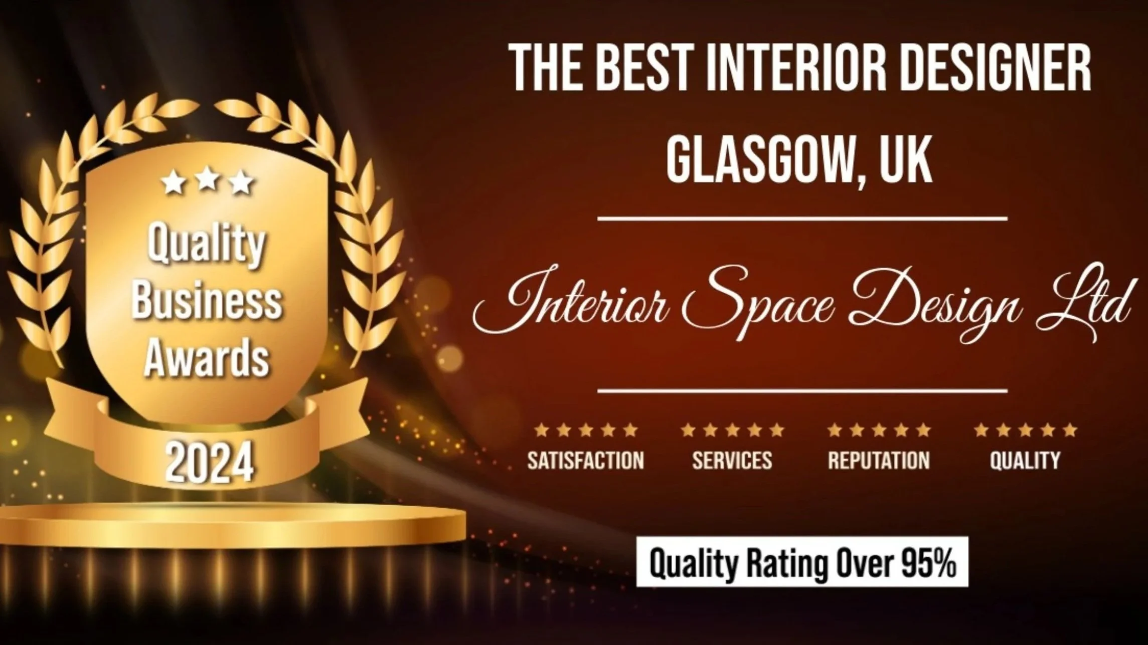 We’re Thrilled to Win Interior Designer of the Year 2024 – For the Second Year Running!