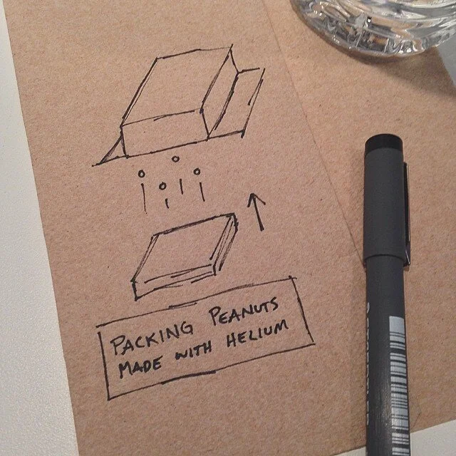 Save on shipping weight costs. #napkininventions