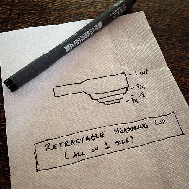 All-in-one Measuring Cup - #napkininventions