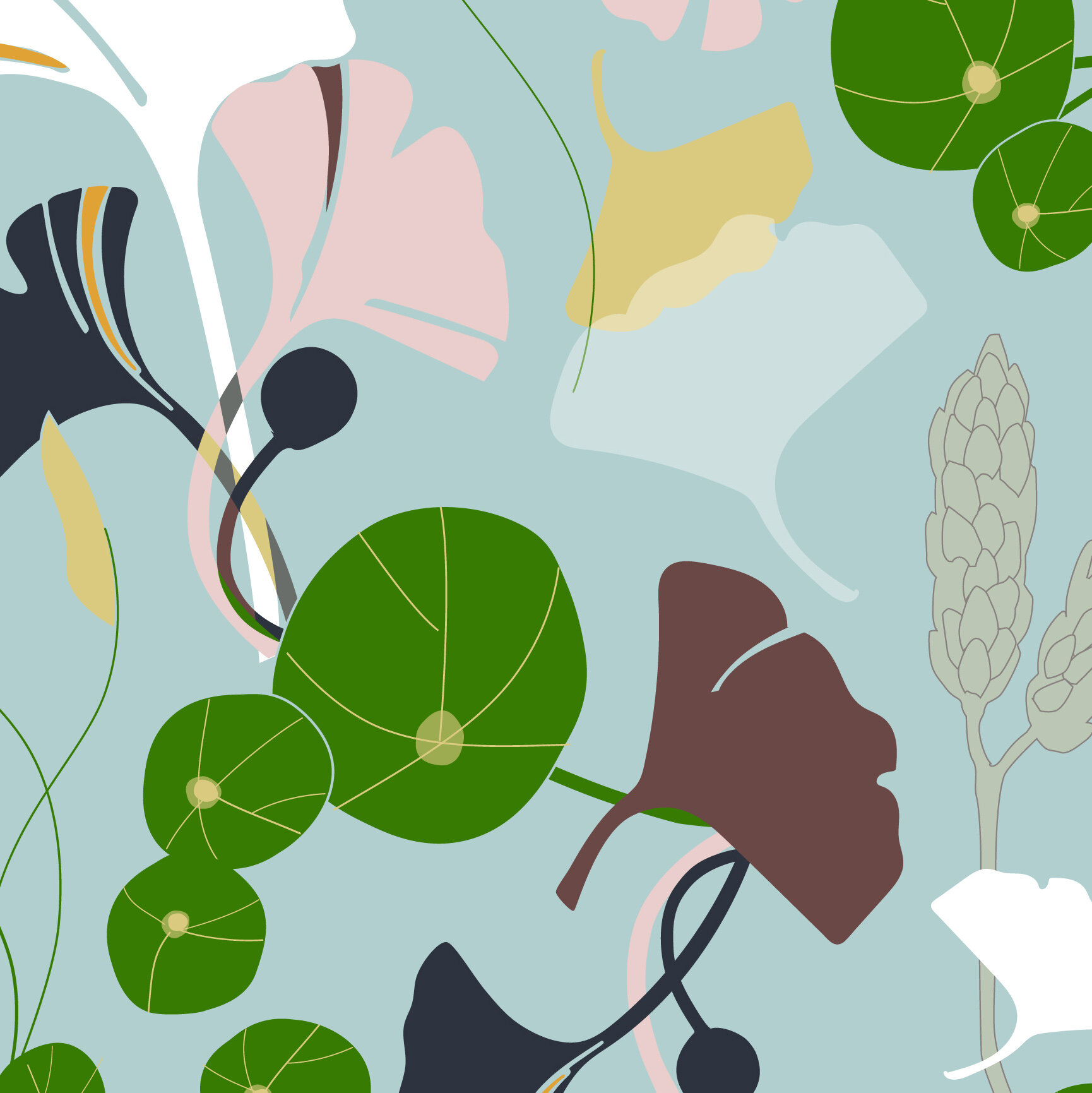 New Pattern small blue ginko original blue.jpg