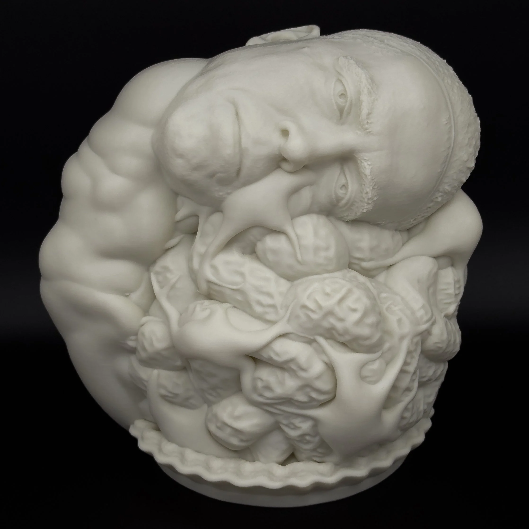 Pie Growth (2026). Bioplastic, 9 ¼ x 9 ½ x 8 ¼