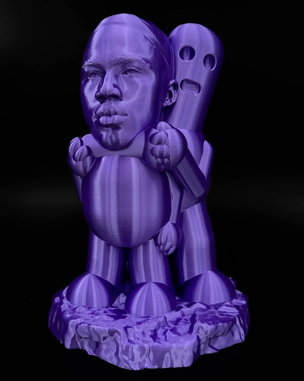 Choke Hold, 2025. Bioplastic, 8 ½ x 6 x 6”