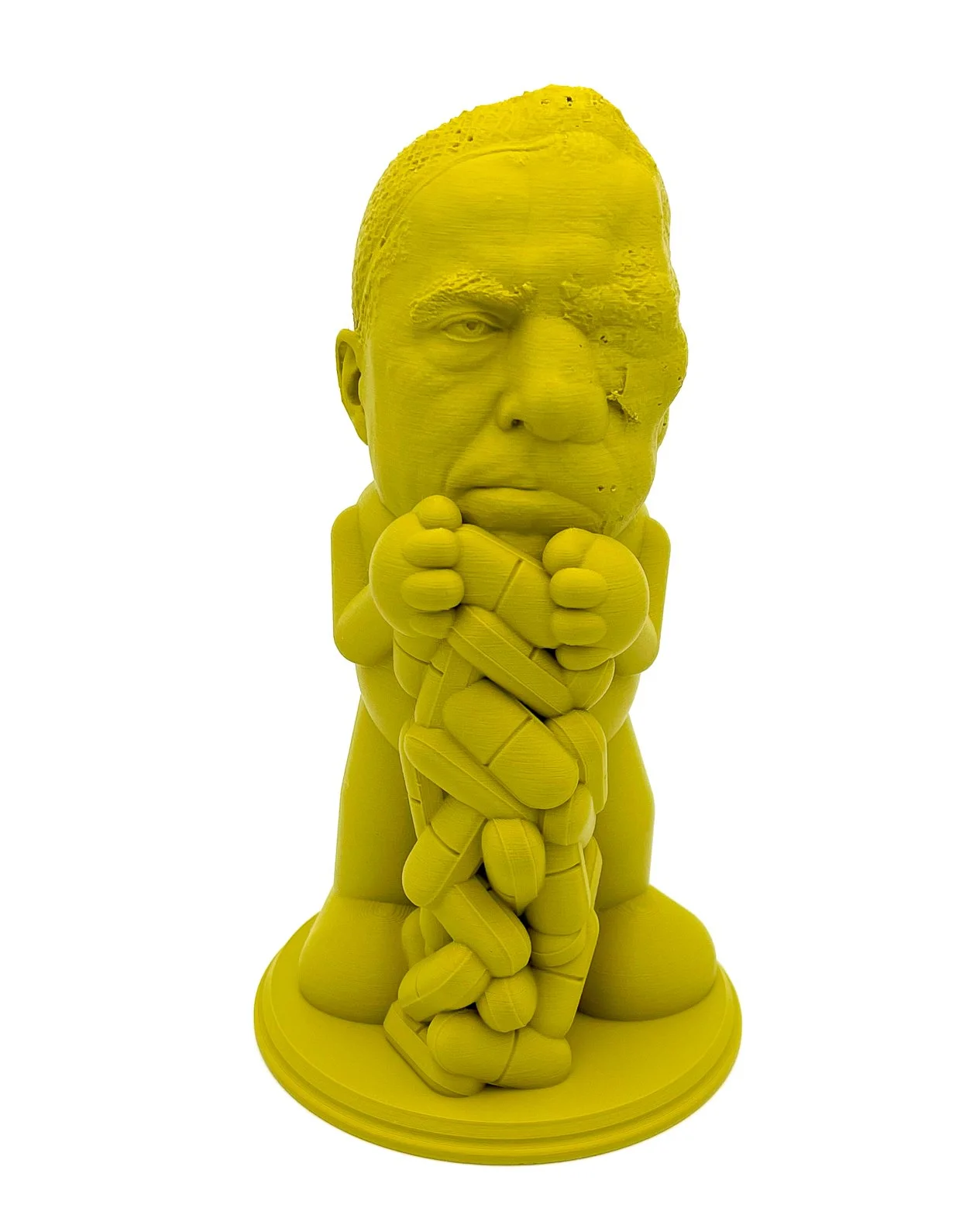 Stacked Pills (2023). Bioplastic, 8 ¼ x 5 x 5 ¼ in.
