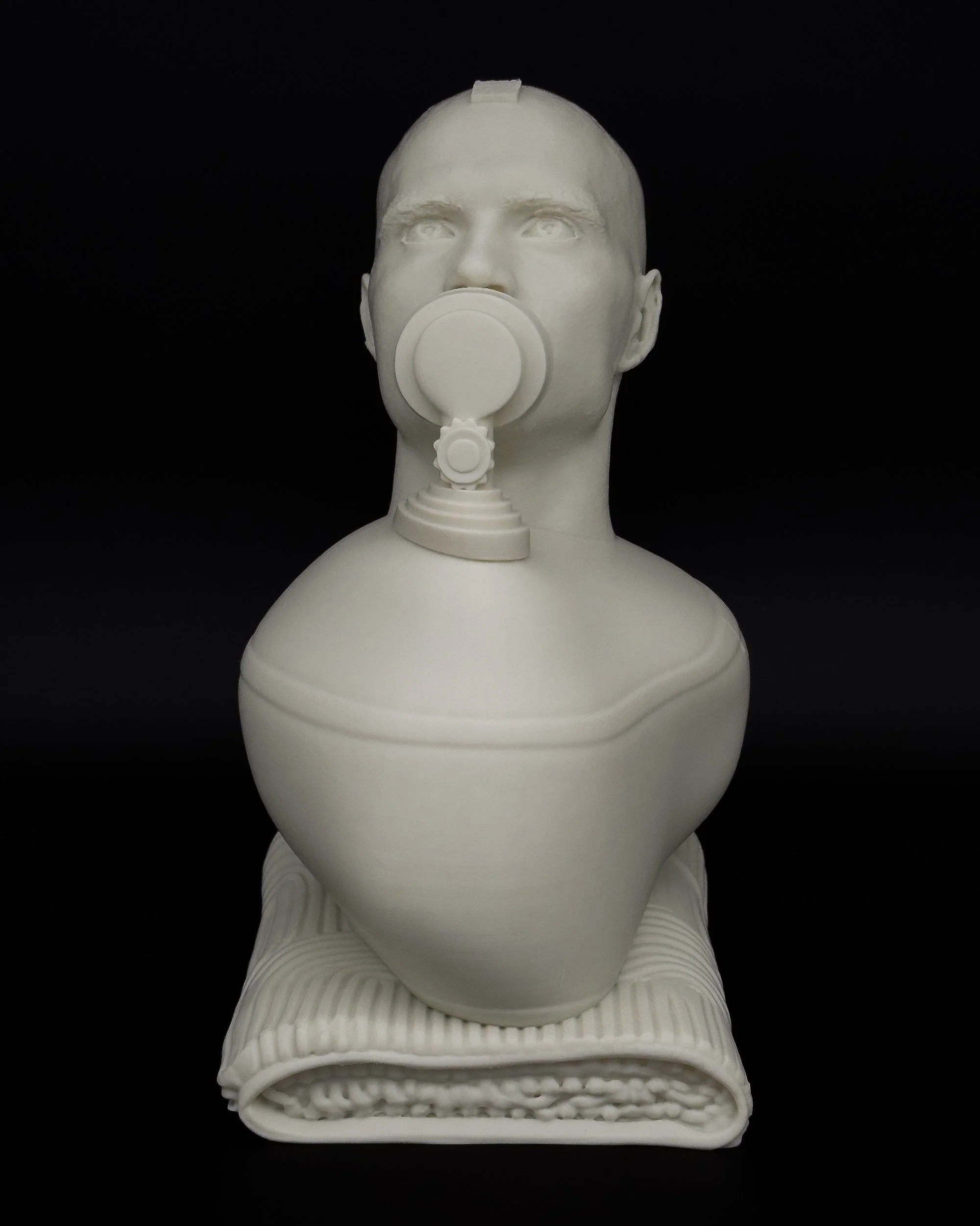 Bagged (2026). Bioplastic, 10 ½ x 6 x 8 in.