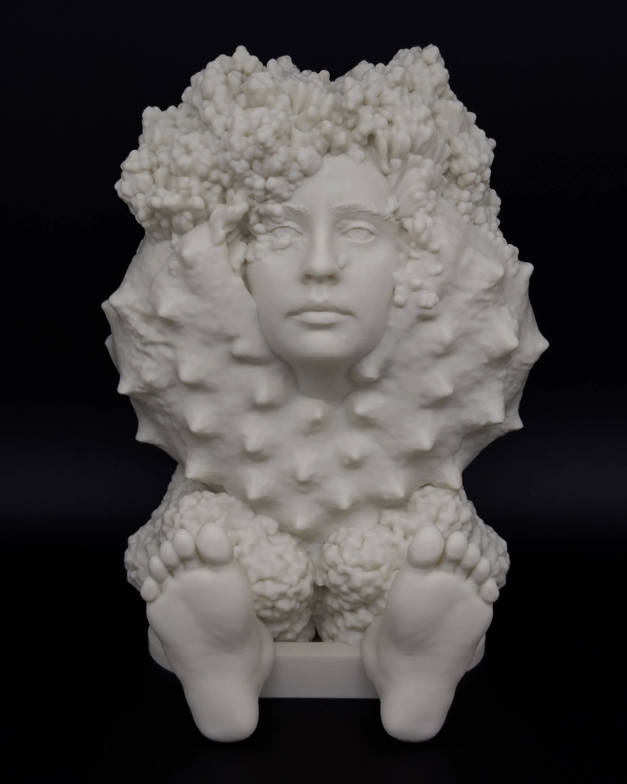 Wig Blisters (2026). Bioplastic, 11 x 8 x 6 in.