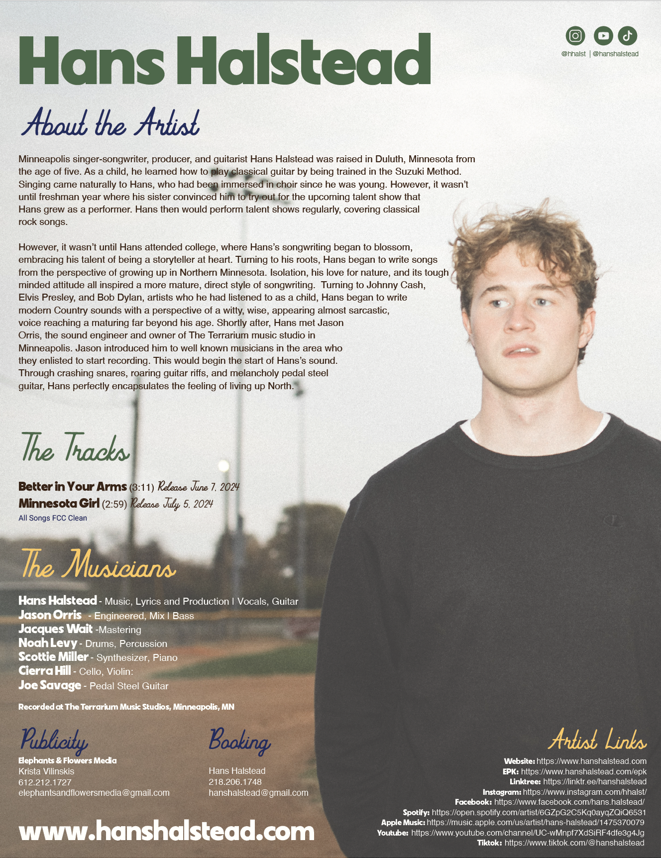 Hans Halstead Artist 1-Sheet